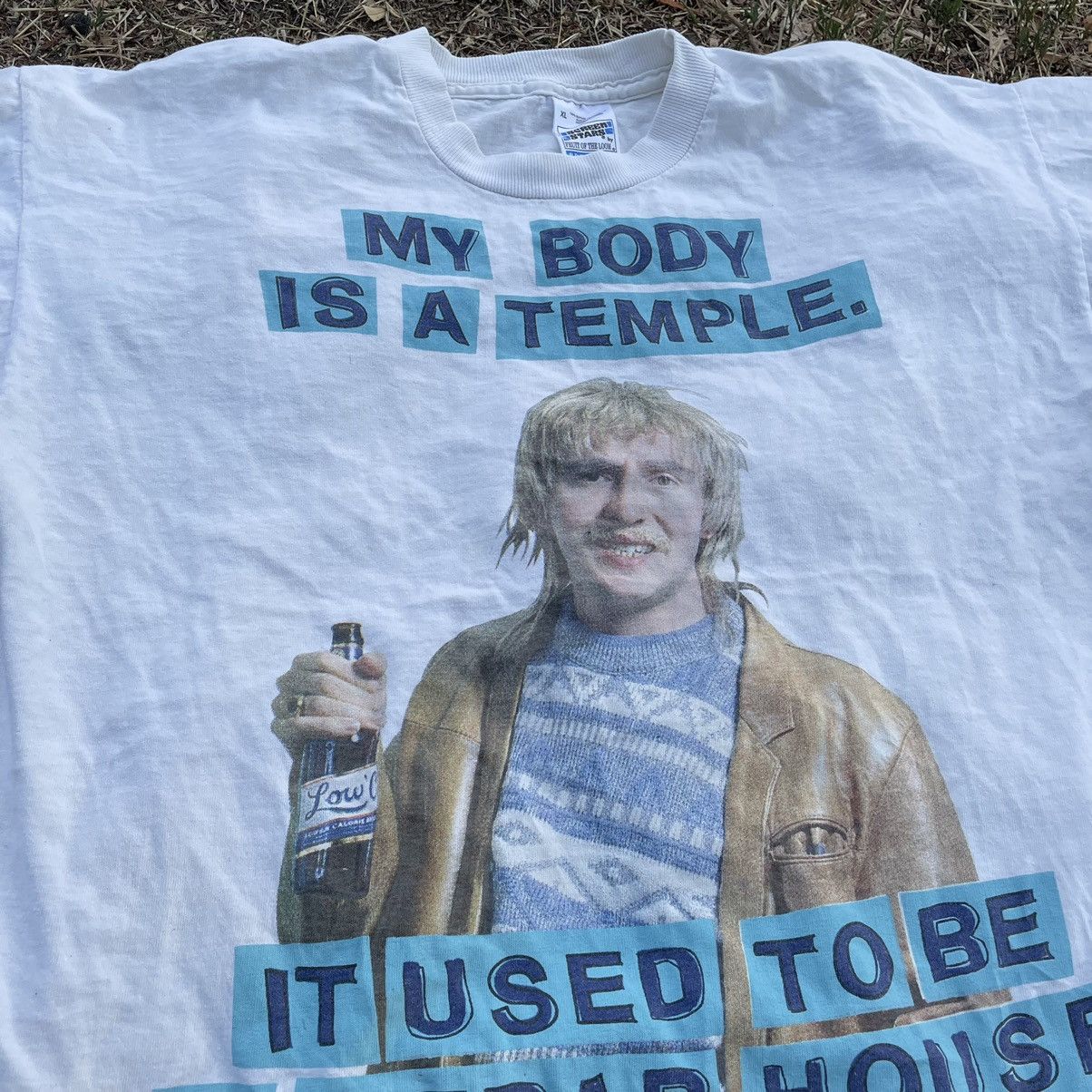Vintage Vintage 90s Sun Faded Graphic Tee Humor Streetwear Slim L Size US L / EU 52-54 / 3 - 2 Thumbnail