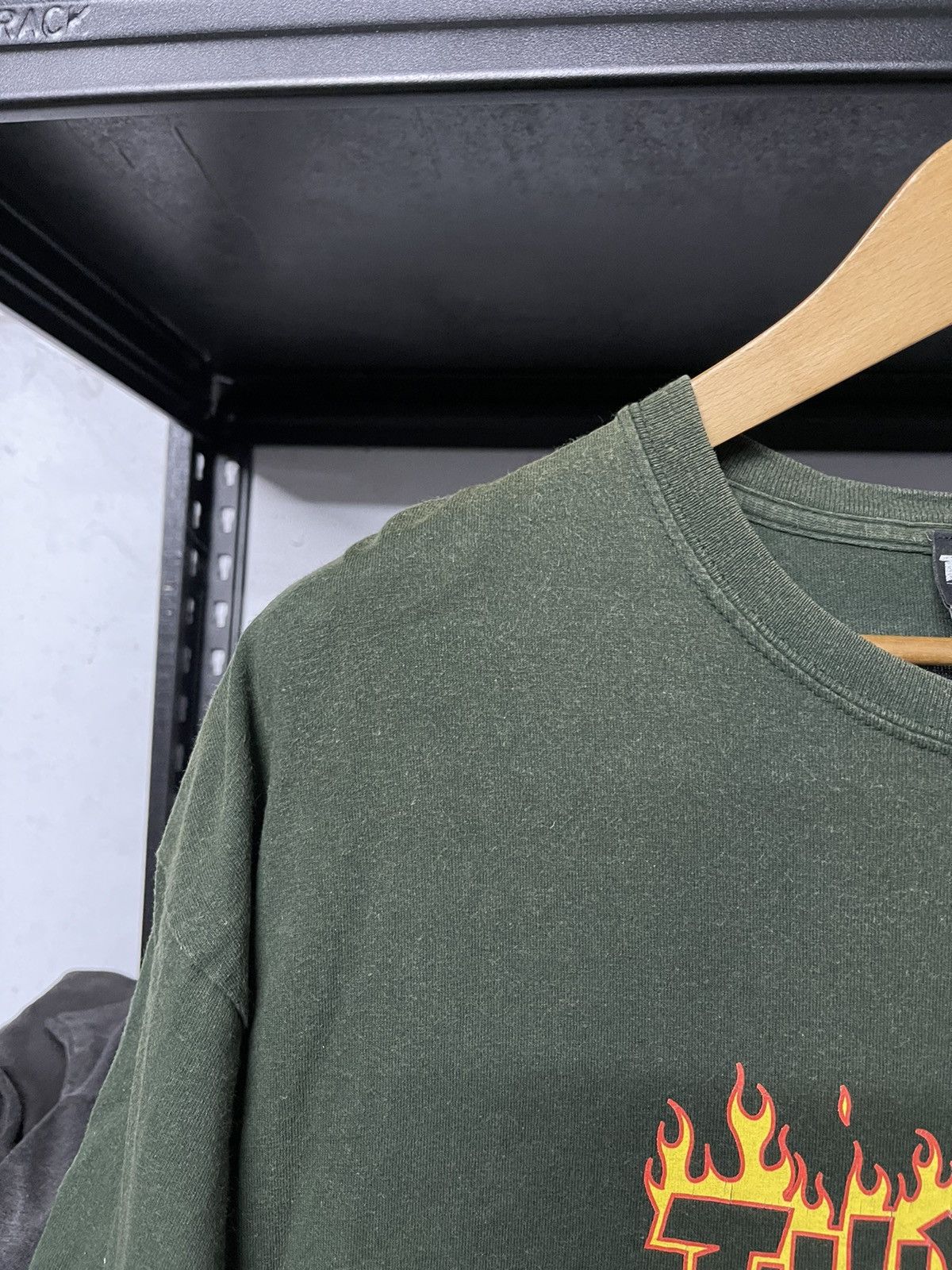 Thrasher × Vintage Thrashed Vintage Thrasher Fire Sun Faded Tee Size US XL / EU 56 / 4 - 5 Thumbnail