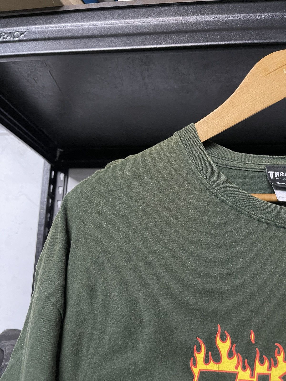 Thrasher × Vintage Thrashed Vintage Thrasher Fire Sun Faded Tee Size US XL / EU 56 / 4 - 6 Thumbnail