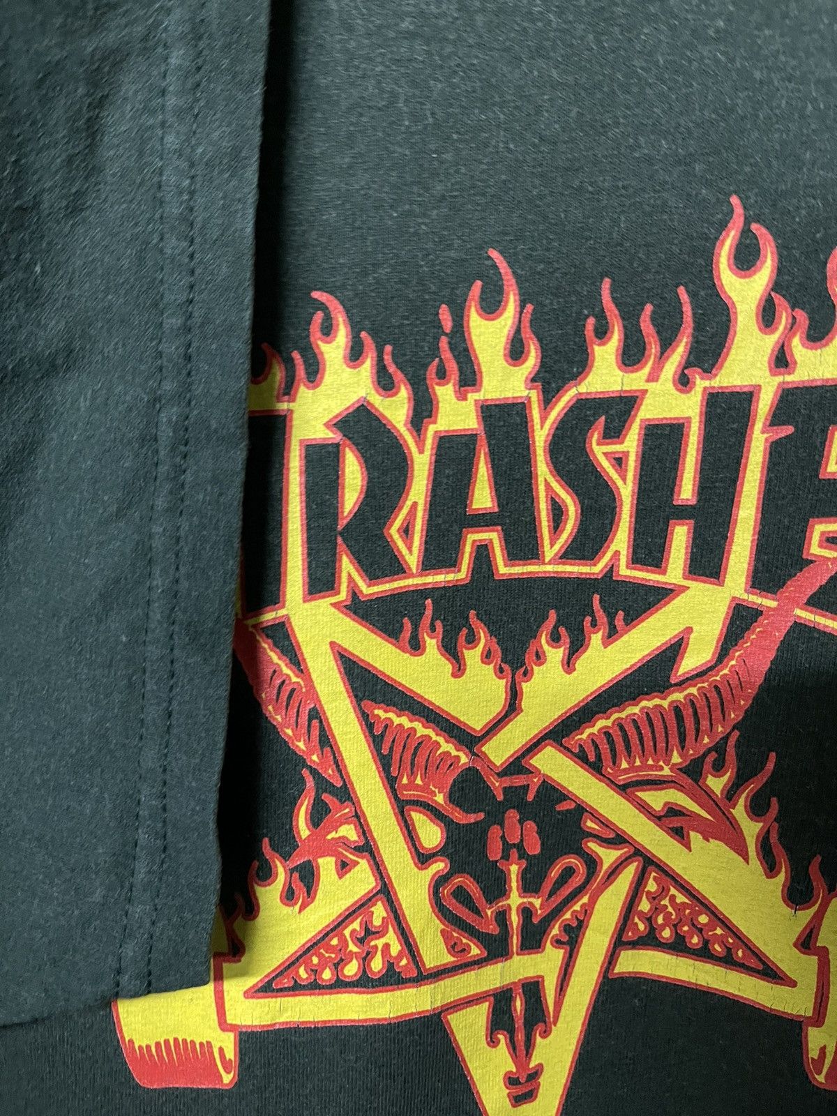 Thrasher × Vintage Thrashed Vintage Thrasher Fire Sun Faded Tee Size US XL / EU 56 / 4 - 8 Thumbnail