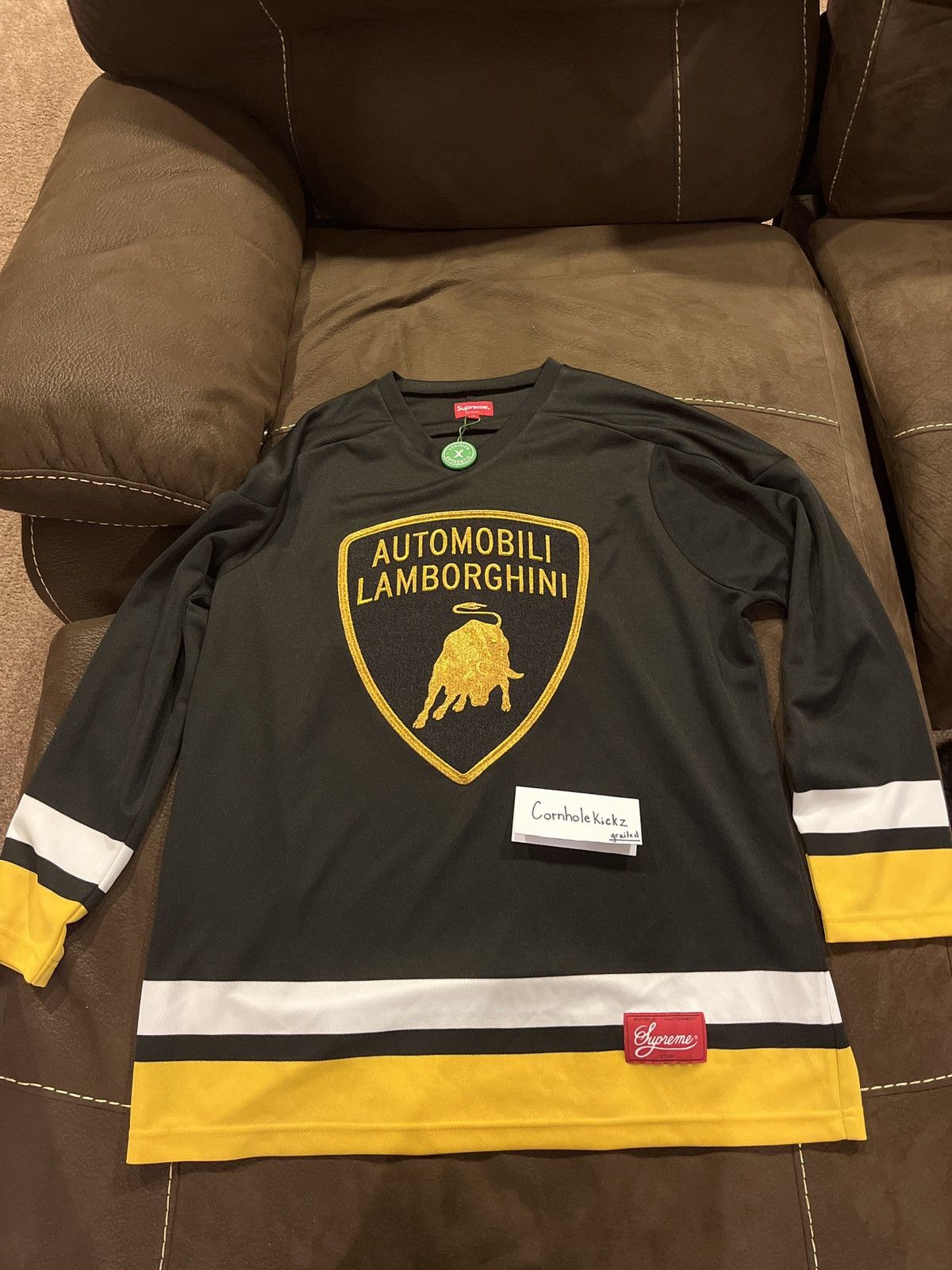 Lamborghini × Supreme Supreme X Lamborghini Hockey Jersey Size XL Size US XL / EU 56 / 4 - 1 Thumbnail