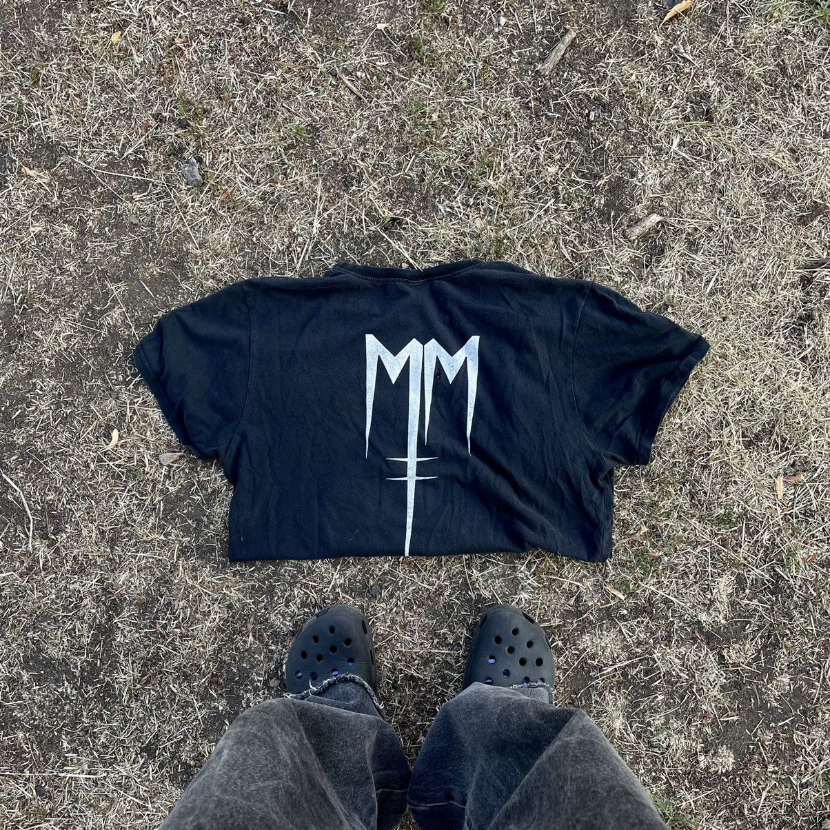 Vintage Y2K Marilyn Manson Born Villain Band Tee Graphic Horror Punk Size US M / EU 48-50 / 2 - 6 Thumbnail