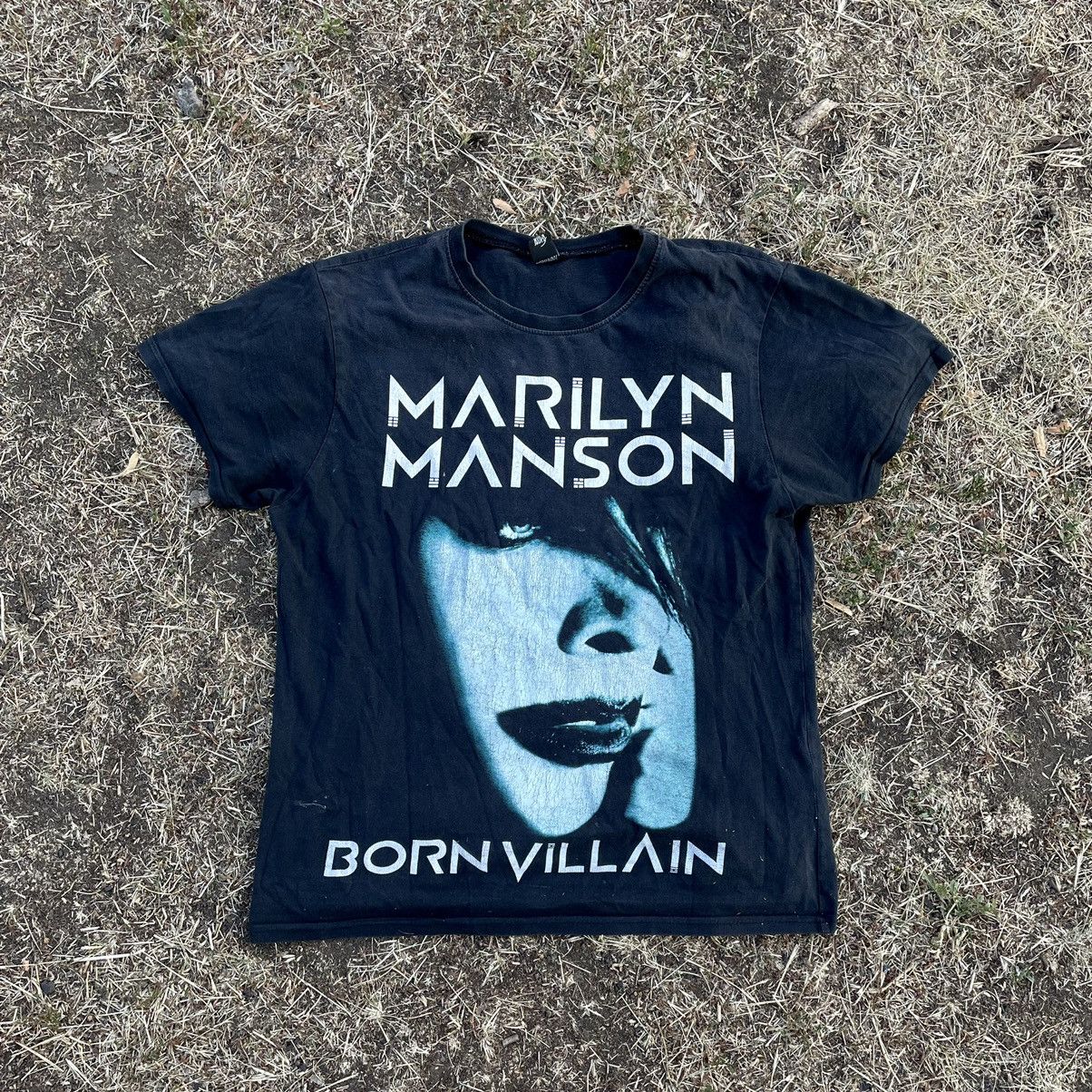 Vintage Y2K Marilyn Manson Born Villain Band Tee Graphic Horror Punk Size US M / EU 48-50 / 2 - 1 Thumbnail