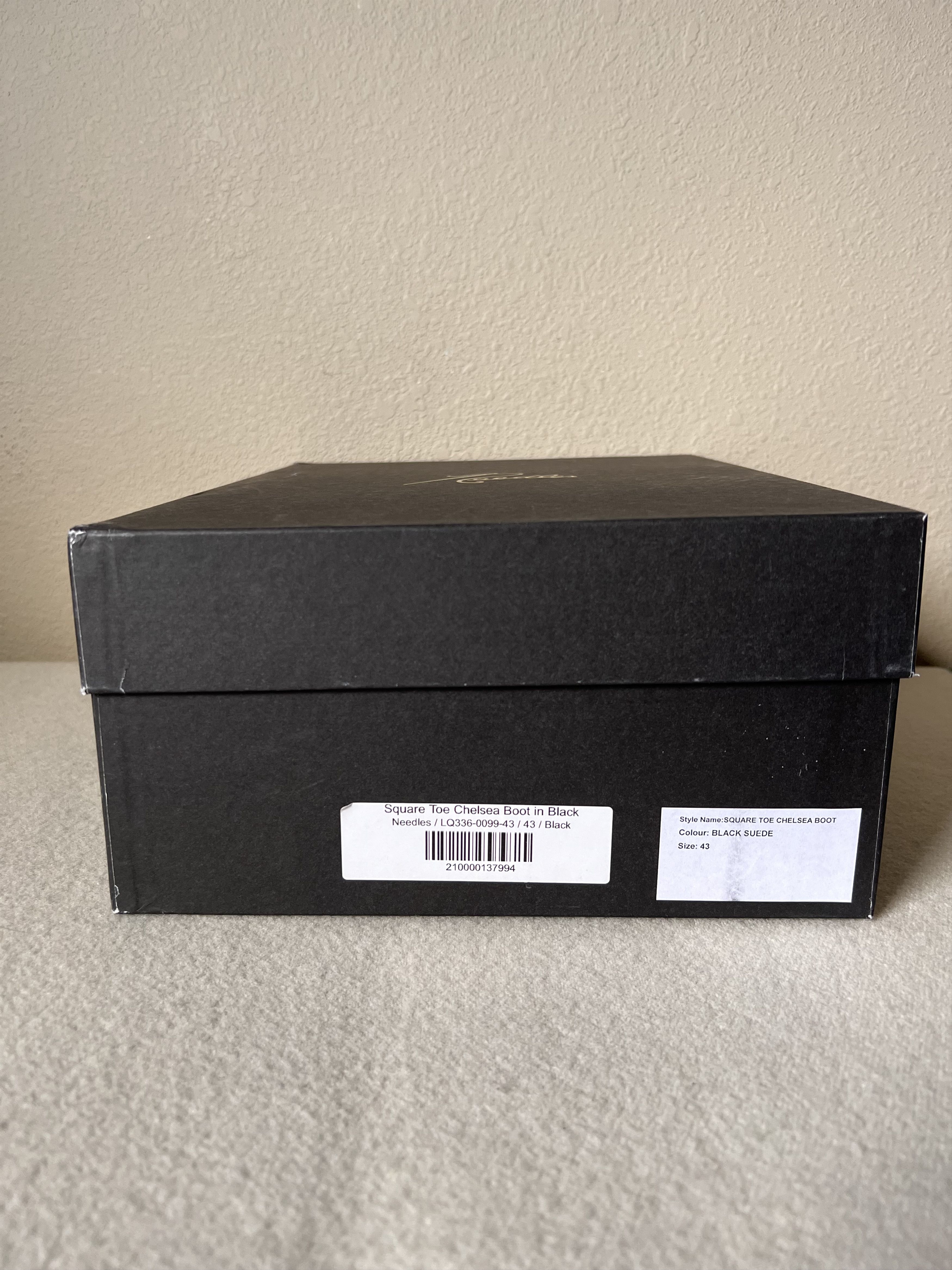 Needles Needles Square Toe Suede Chelsea Boots in Black Size US 10 / EU 43 - 8 Thumbnail