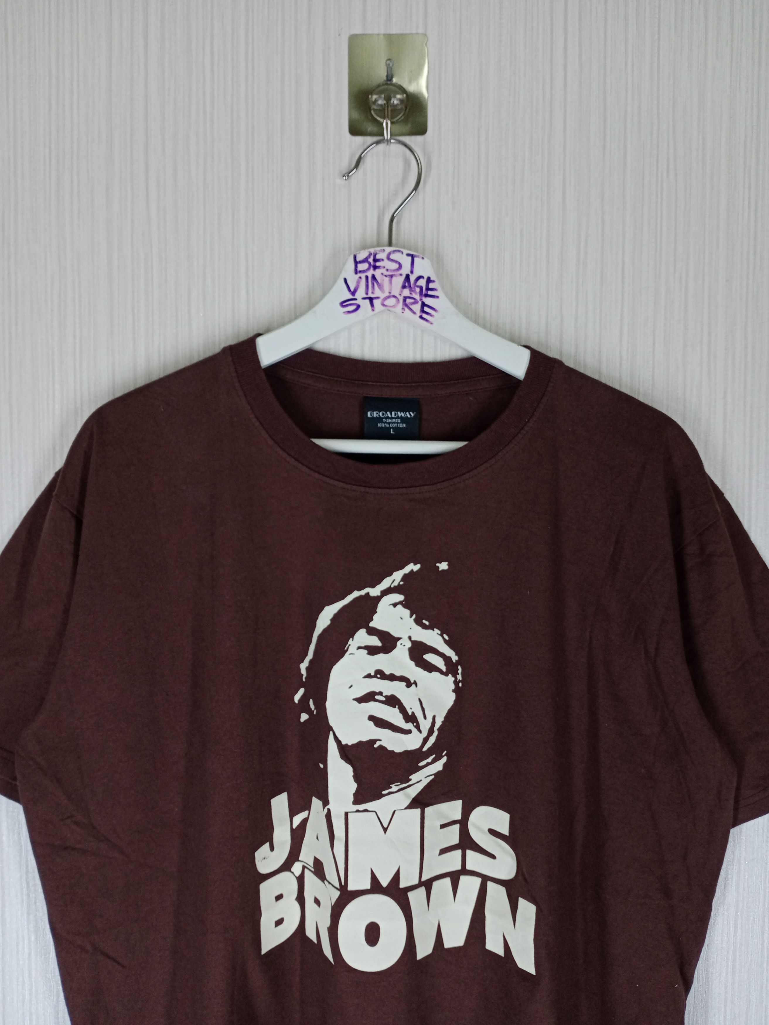 Band Tees Vintage James Brown Tshirt Size US L / EU 52-54 / 3 - 2 Thumbnail