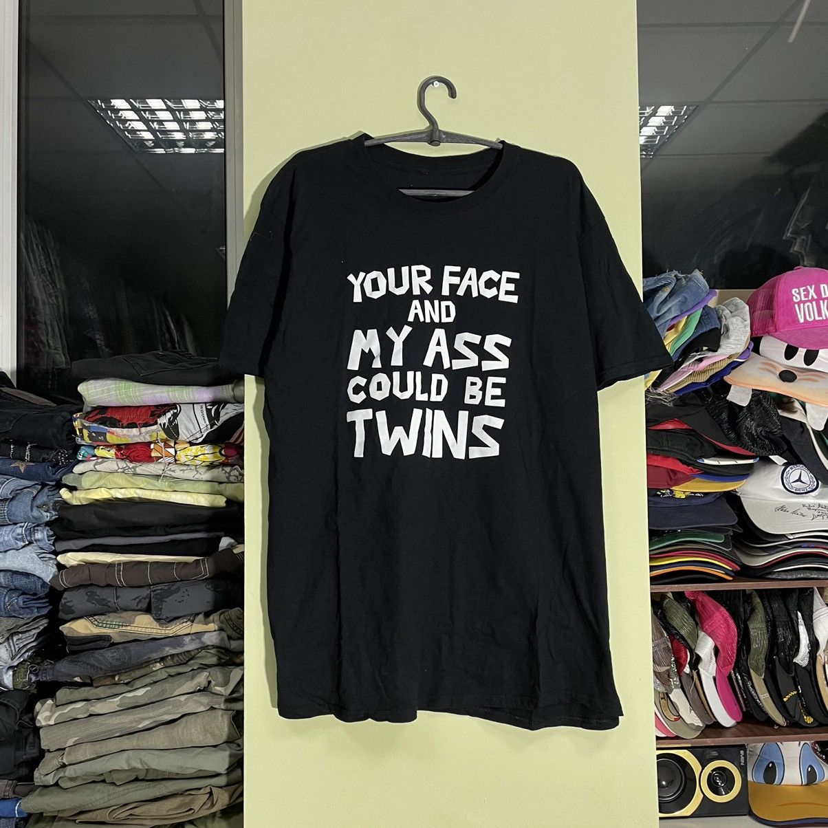 Vintage Vintage 90s Graphic Tee Humor Streetwear Underground Faded L Size US L / EU 52-54 / 3 - 2 Thumbnail