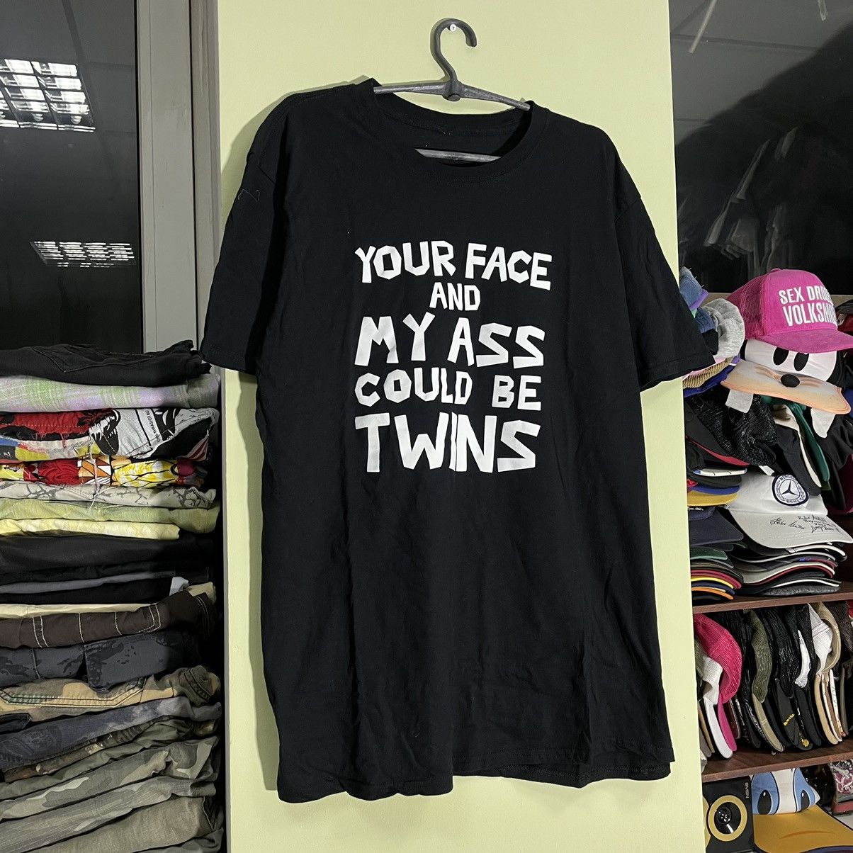 Vintage Vintage 90s Graphic Tee Humor Streetwear Underground Faded L Size US L / EU 52-54 / 3 - 3 Thumbnail