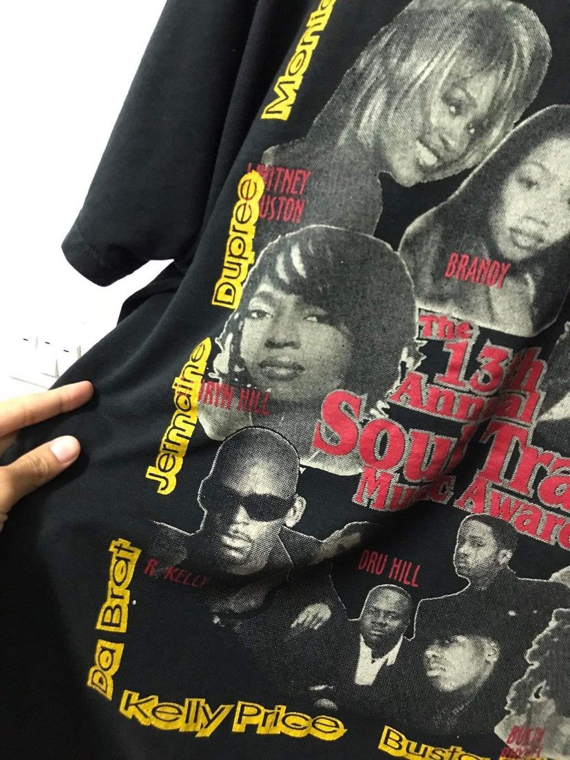Band Tees × Rap Tees Vintage90s Soul Train Music Awards R.Kelly Brandy Whitney H Size US XL / EU 56 / 4 - 3 Thumbnail