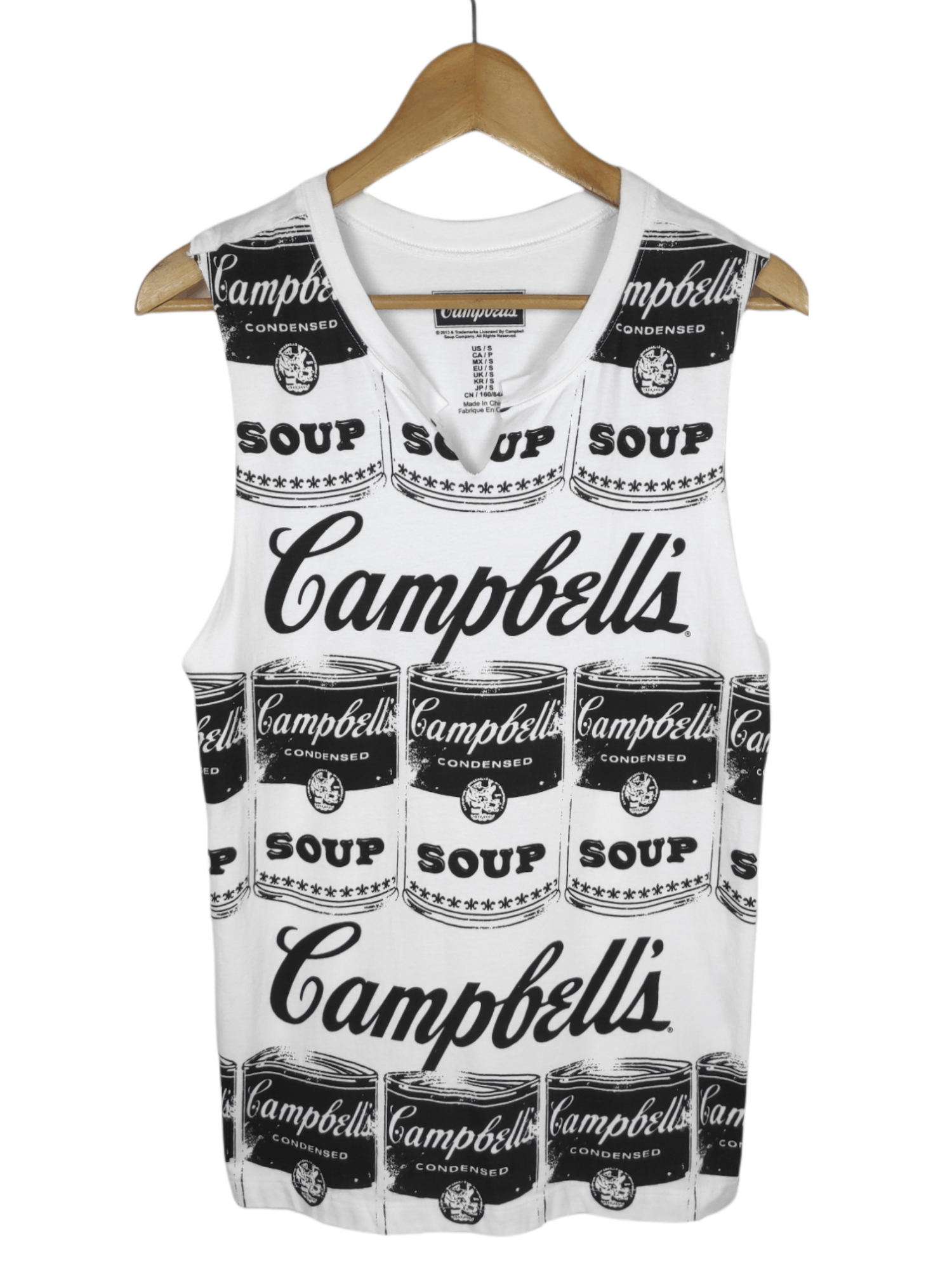 Campbell's Punk Over Print Sleveless Shirt