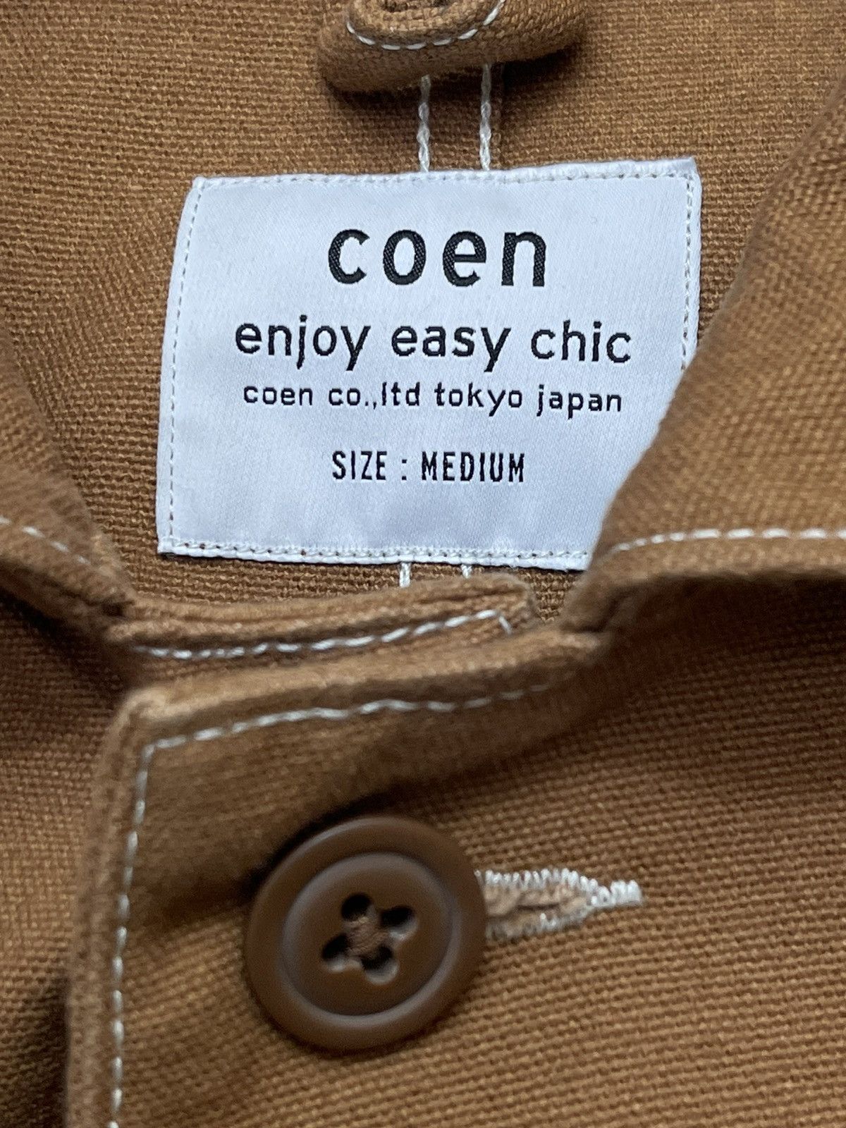 Japanese Brand Coen Tokyo Japan Chore Jacket Size US M / EU 48-50 / 2 - 12 Thumbnail