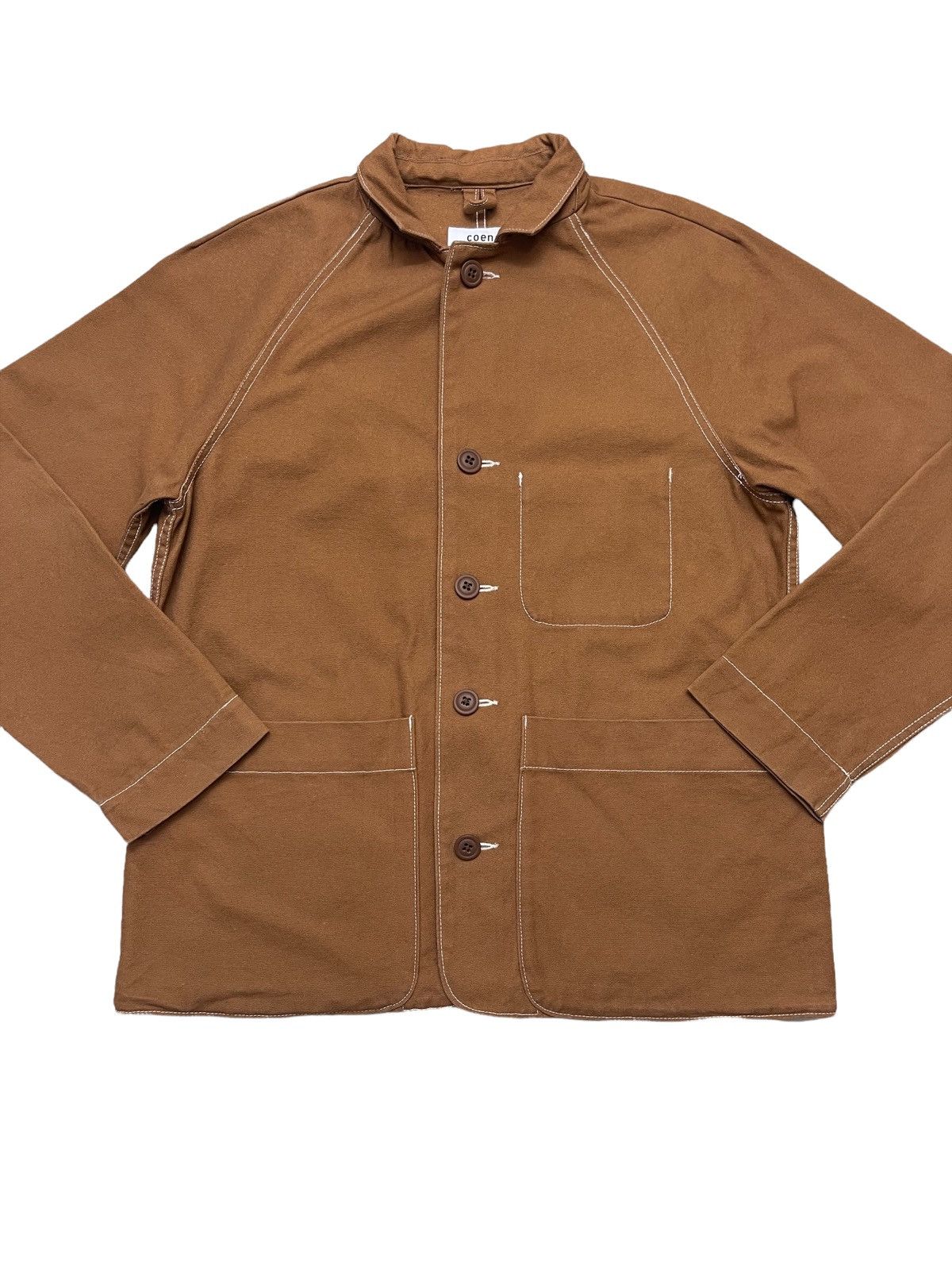 image of Coen Tokyo Japan Chore Jacket in Brown, Men's (Size Medium)