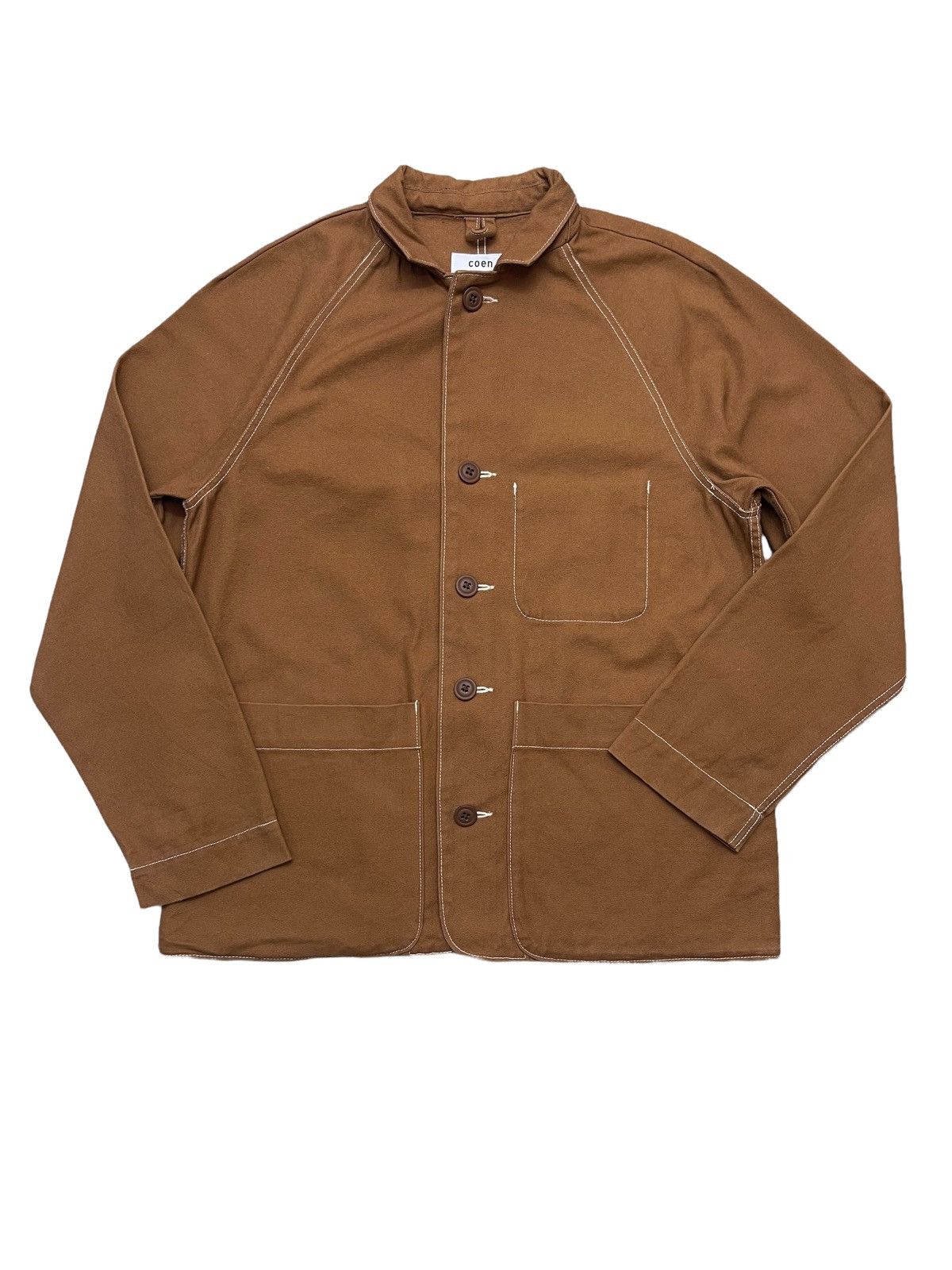Japanese Brand Coen Tokyo Japan Chore Jacket Size US M / EU 48-50 / 2 - 2 Thumbnail