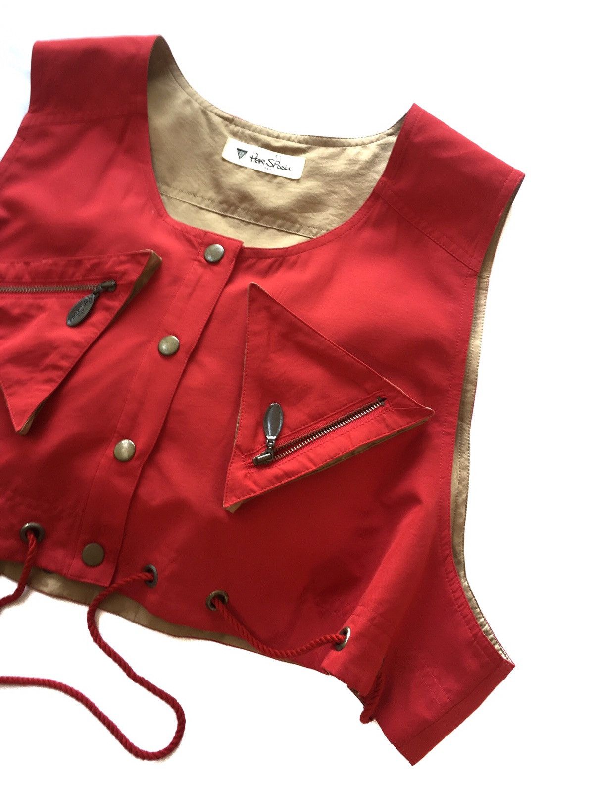 Japanese Brand VINTAGE ASYMMETRIC PARACUTE TACTICAL VEST Size US L / EU 52-54 / 3 - 3 Thumbnail
