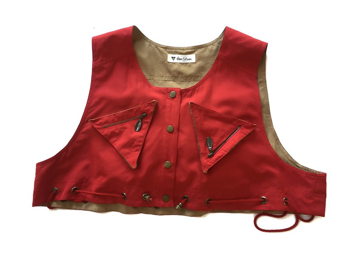 Japanese Brand VINTAGE ASYMMETRIC PARACUTE TACTICAL VEST Size US L / EU 52-54 / 3 - 6 Thumbnail