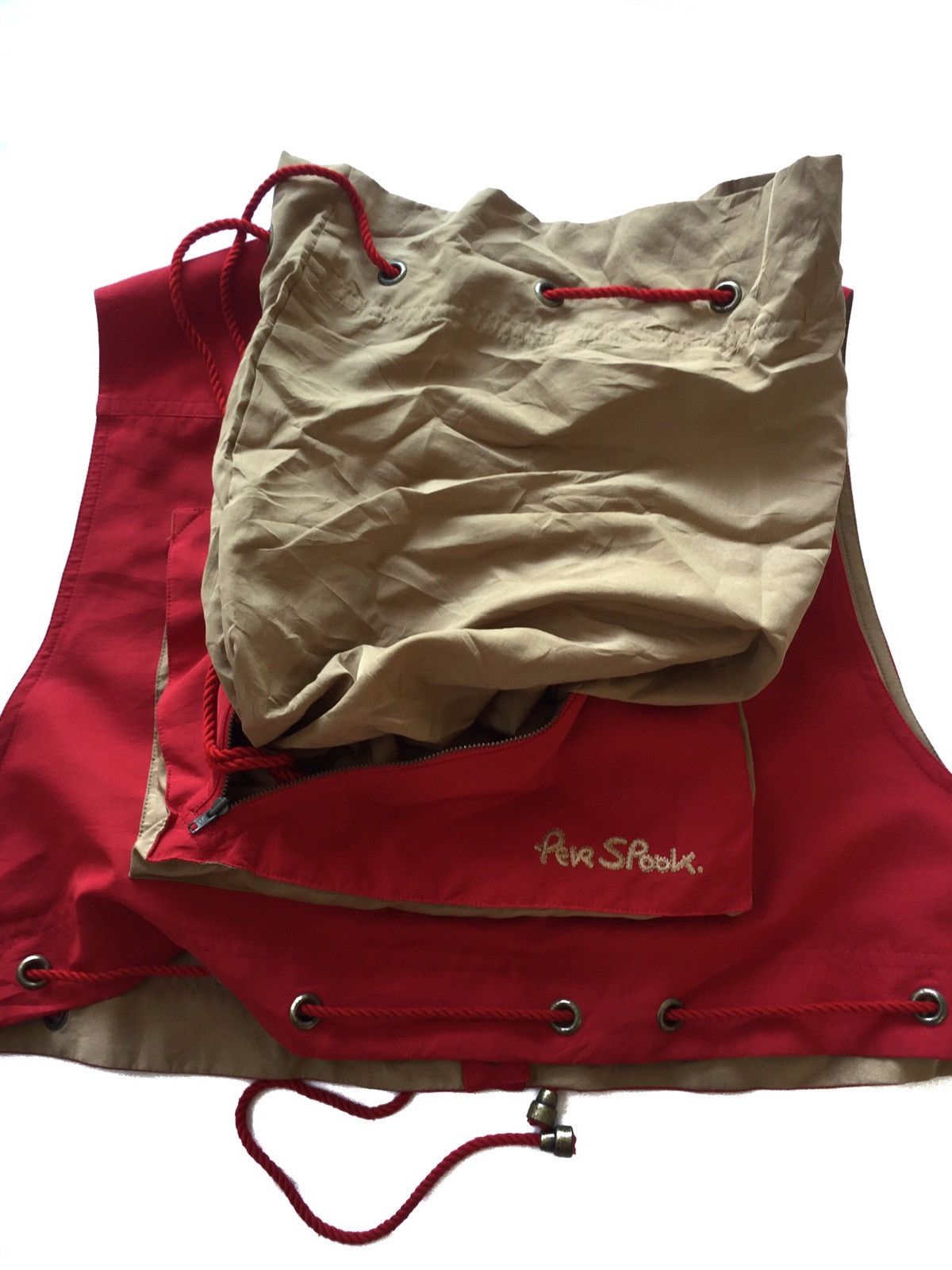 Japanese Brand VINTAGE ASYMMETRIC PARACUTE TACTICAL VEST Size US L / EU 52-54 / 3 - 7 Thumbnail