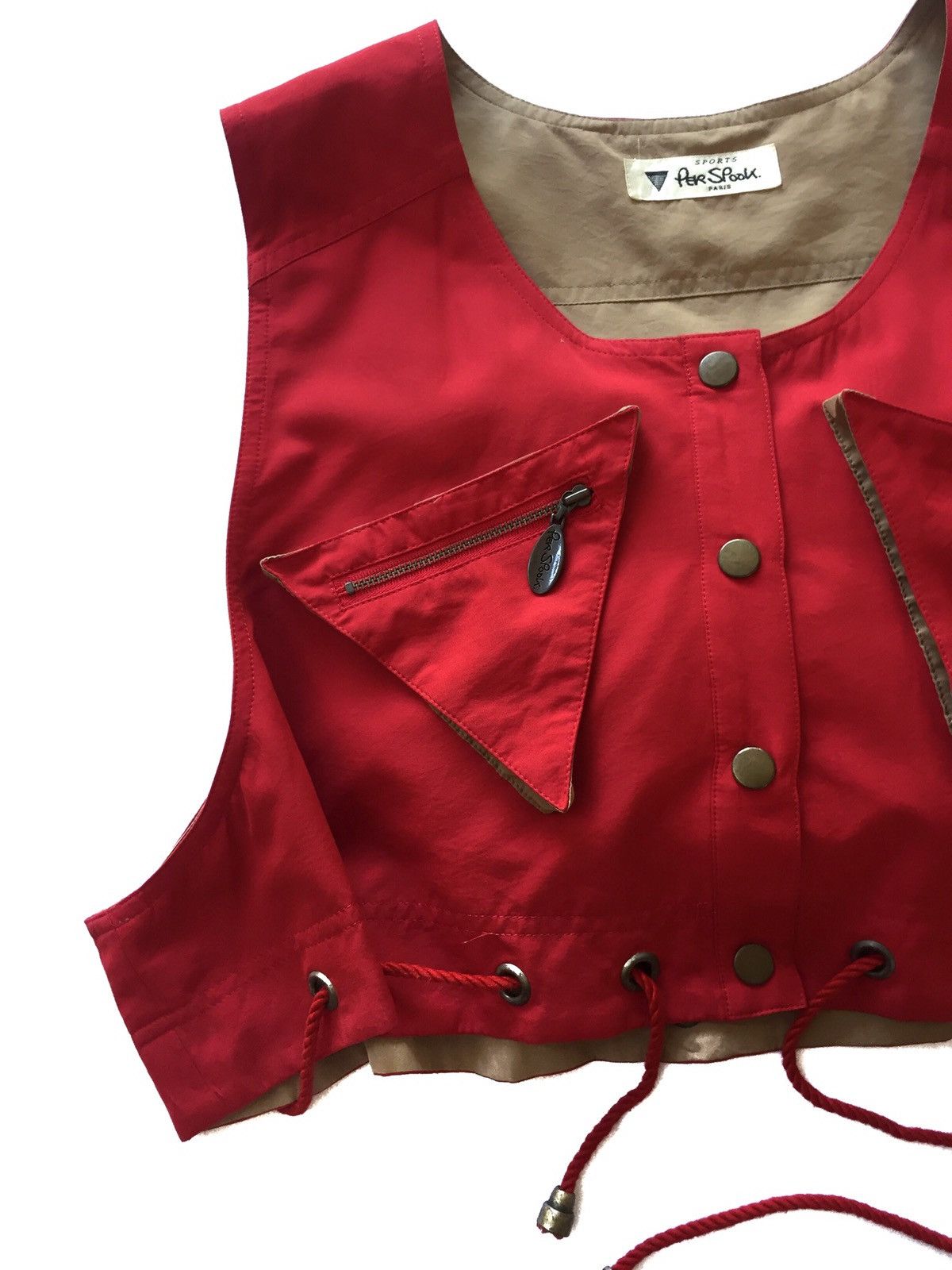 Japanese Brand VINTAGE ASYMMETRIC PARACUTE TACTICAL VEST Size US L / EU 52-54 / 3 - 4 Thumbnail