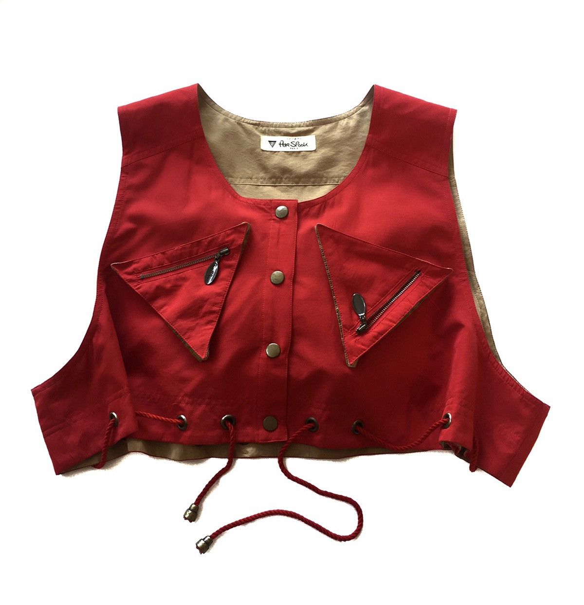 Japanese Brand VINTAGE ASYMMETRIC PARACUTE TACTICAL VEST Size US L / EU 52-54 / 3 - 1 Thumbnail