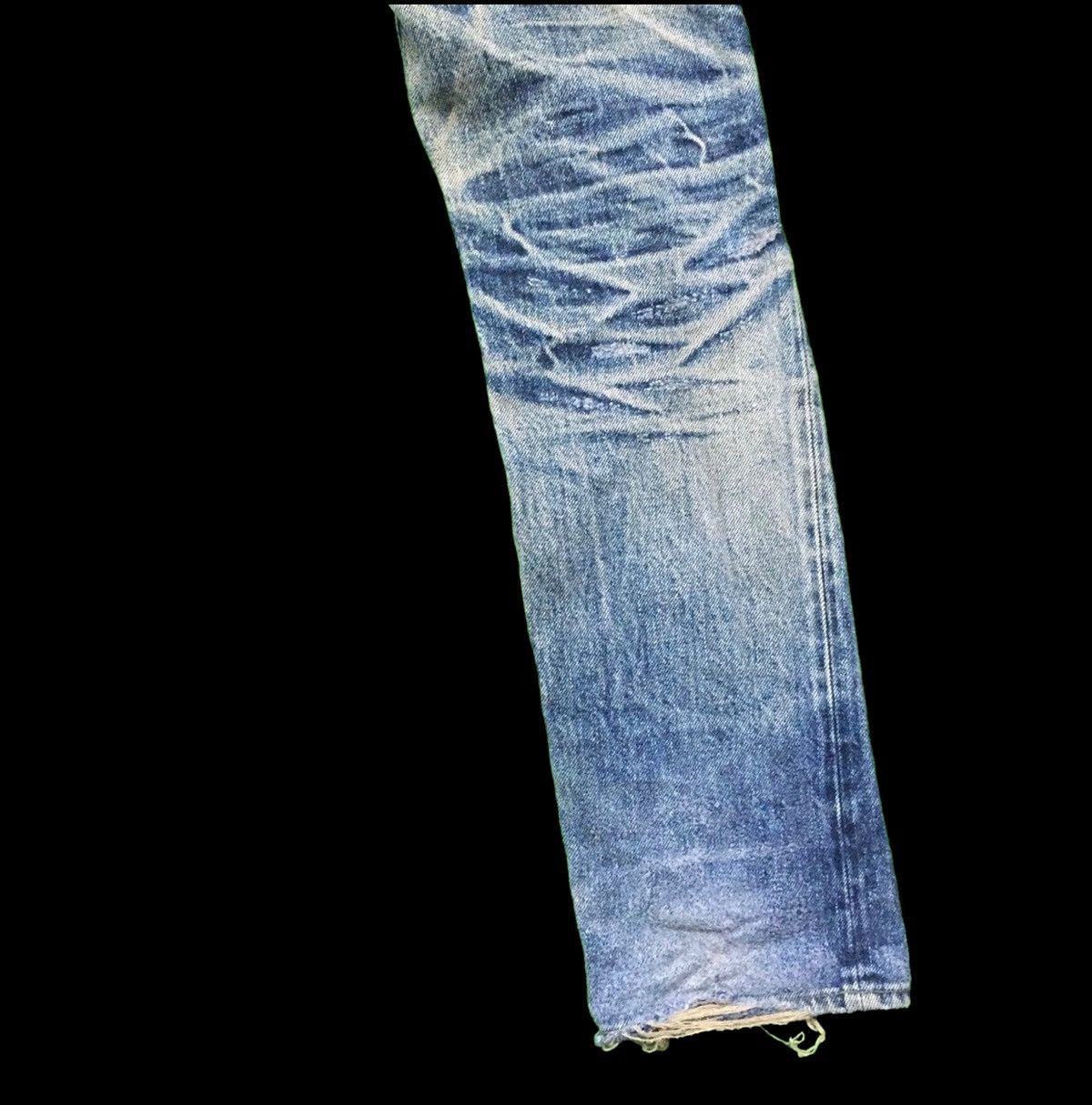 Japanese Brand Vintage Secret Jeans Denim👖 Distressed Rip Jeans 🇯🇵 Size US 34 / EU 50 - 5 Thumbnail