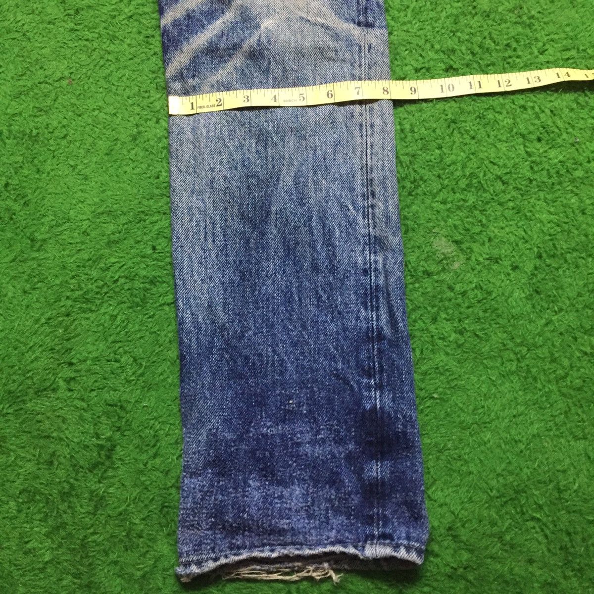 Japanese Brand Vintage Secret Jeans Denim👖 Distressed Rip Jeans 🇯🇵 Size US 34 / EU 50 - 20 Thumbnail