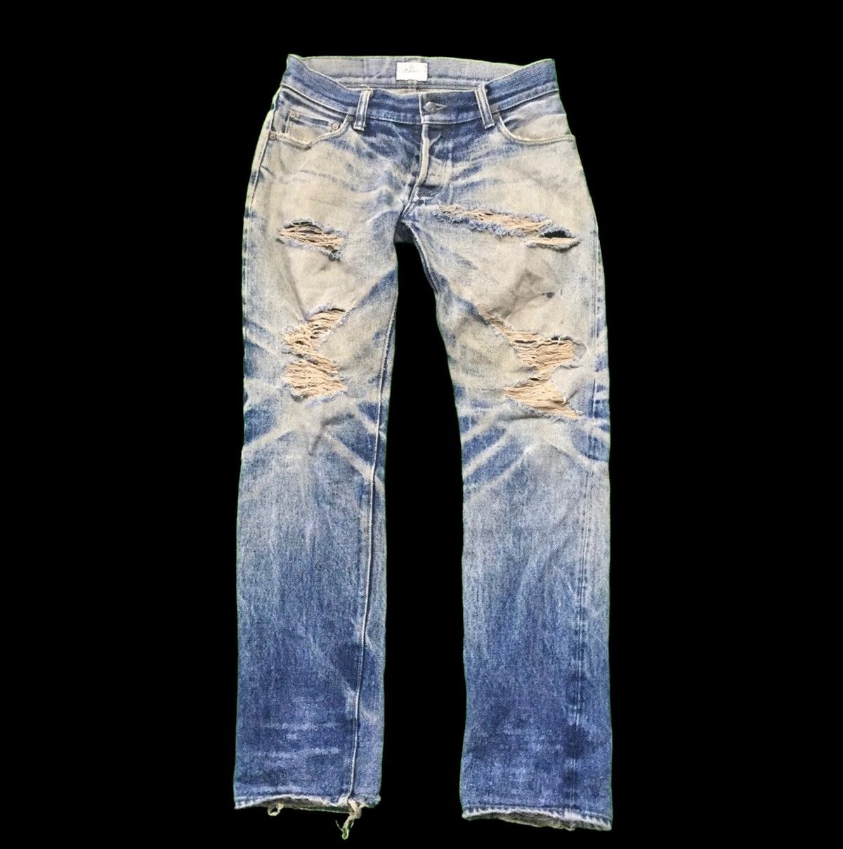 Vintage Secret Jeans Denim👖 Distressed Rip Jeans 🇯🇵