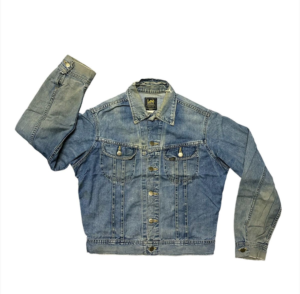 Lee Vintage 70s Lee riders trucker blue denim jacket Size US M / EU 48-50 / 2 - 2 Thumbnail