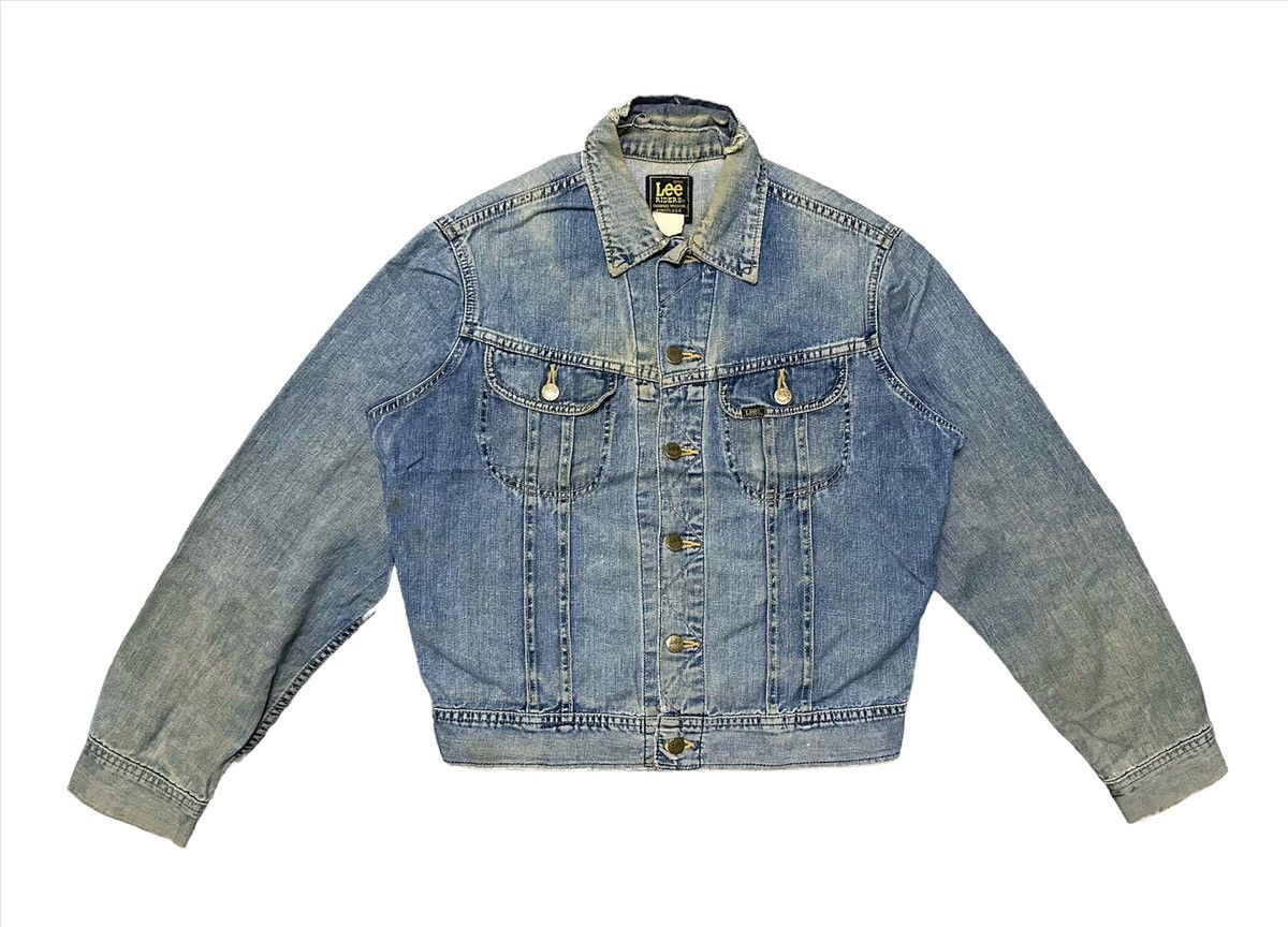 Lee Vintage 70s Lee riders trucker blue denim jacket Size US M / EU 48-50 / 2 - 3 Thumbnail