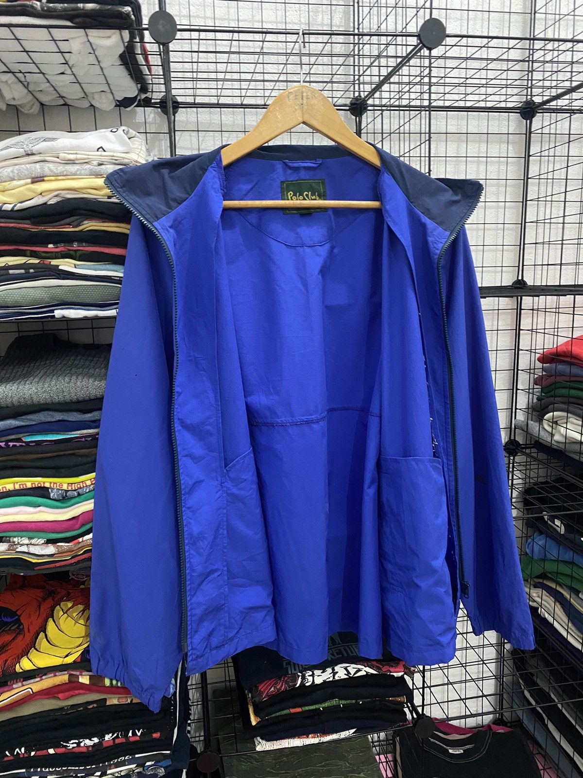 Polo Ralph Lauren 🔥SALE🔥Vintage Polo Club Windbreaker Jacket Size US L / EU 52-54 / 3 - 3 Thumbnail