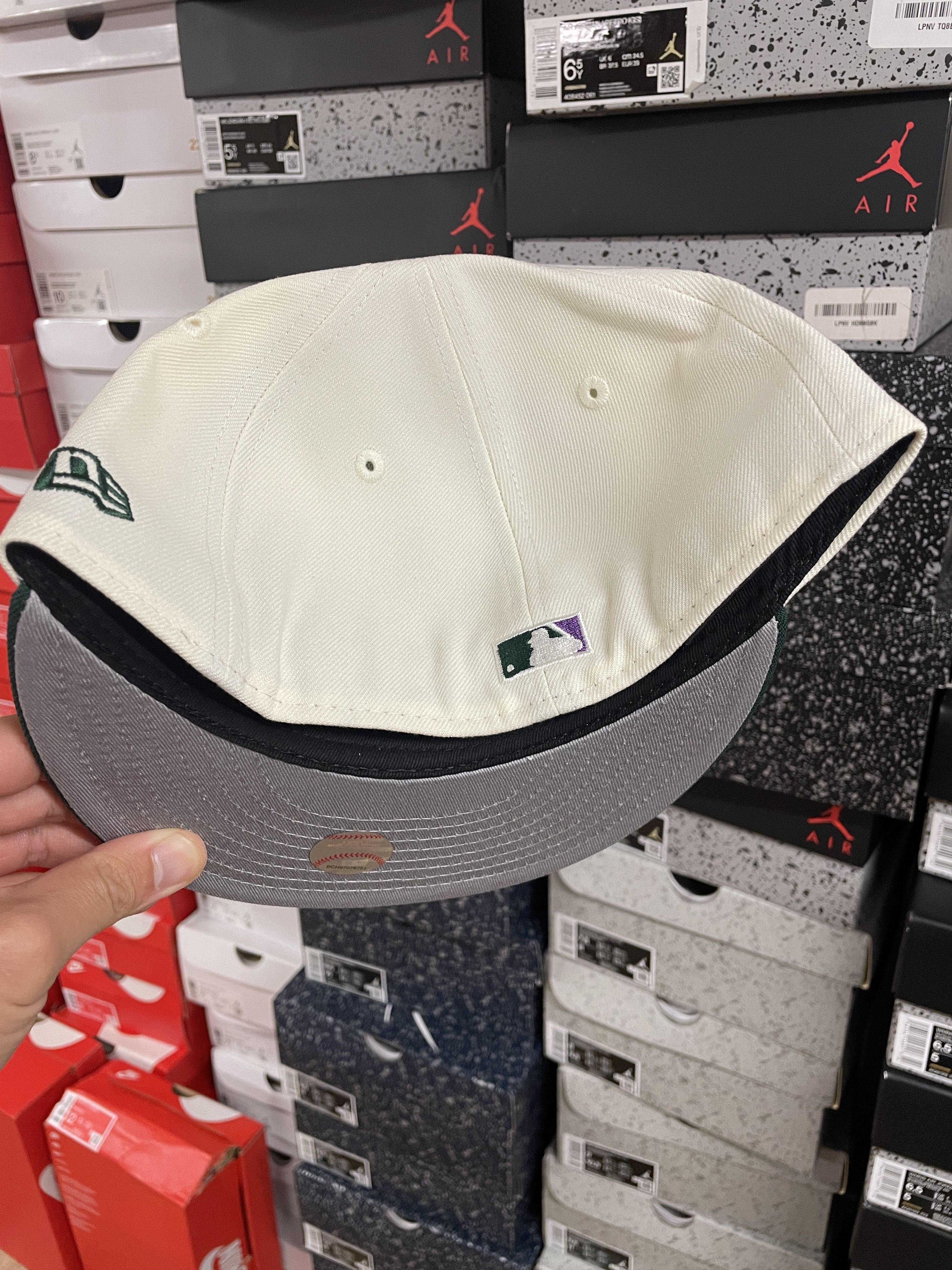 MLB × New Era 7 1/8 Panna Cotta Philadelphia Phillies Bklyn Caps All Star Size ONE SIZE - 4 Thumbnail