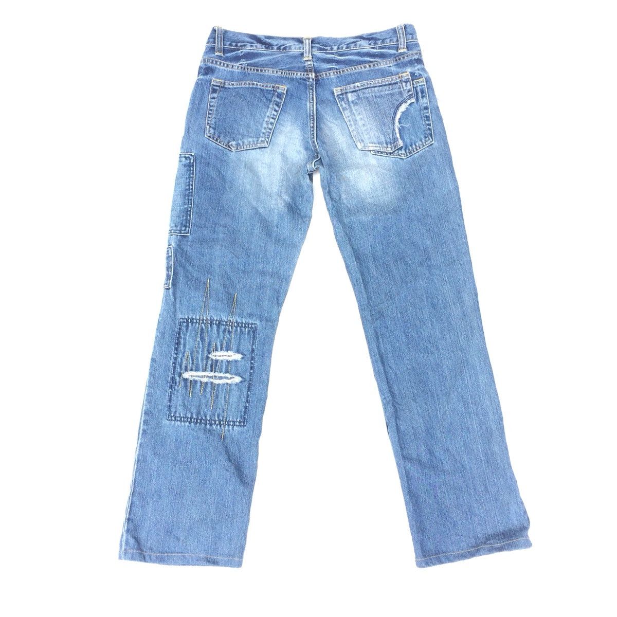 Johnbull × KOJIMA GENES × Kapital John Bull Distressed patches trashed jean Size US 28 / EU 44 - 5 Thumbnail