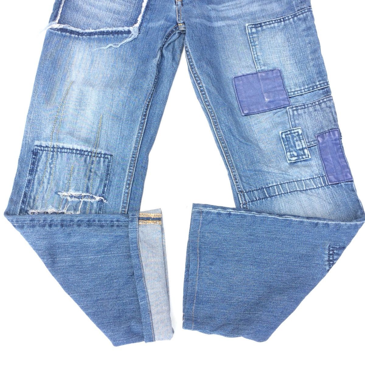 Johnbull × KOJIMA GENES × Kapital John Bull Distressed patches trashed jean Size US 28 / EU 44 - 3 Thumbnail