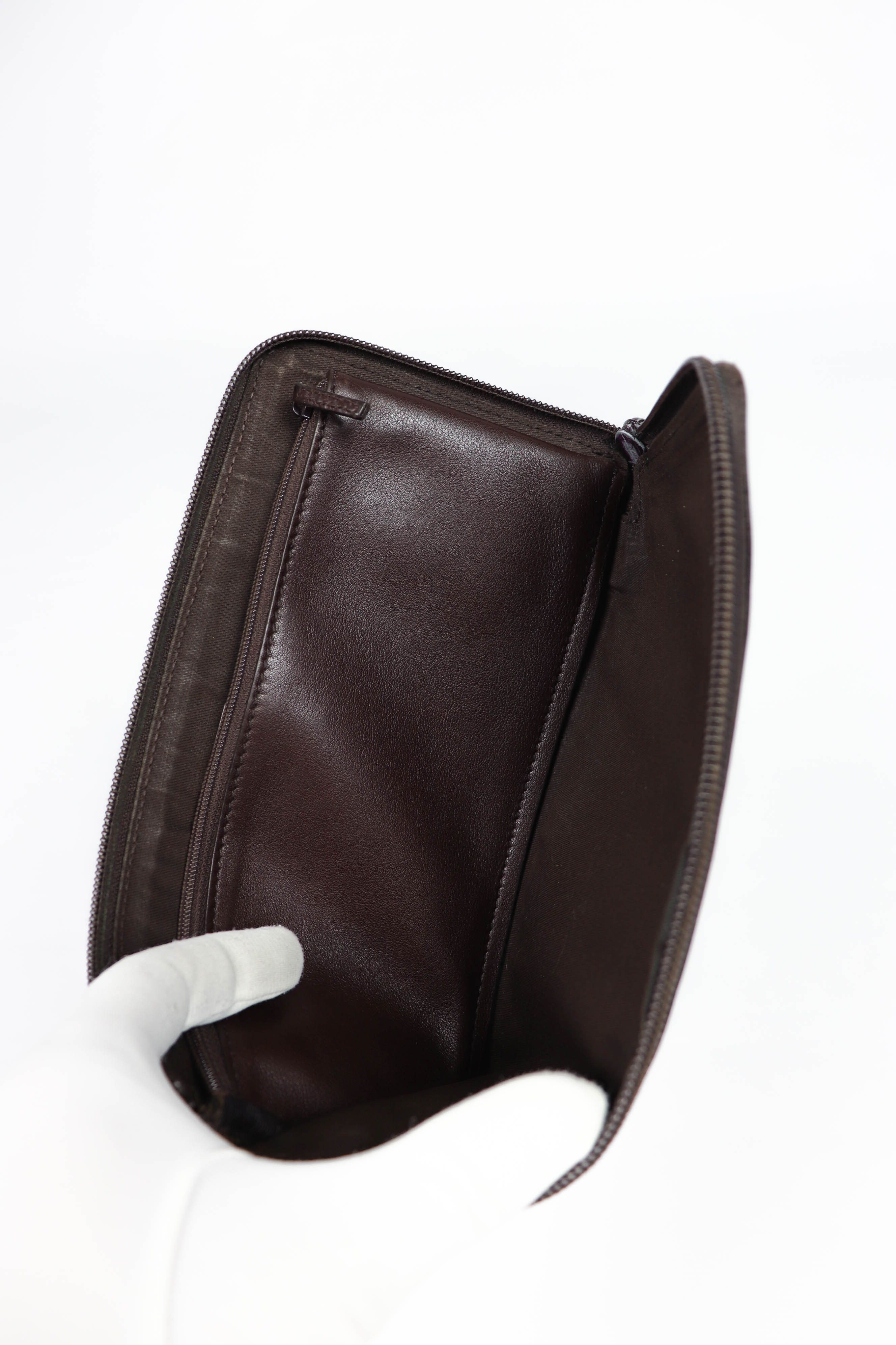 Gucci Gucci GG Monogram Guccissima Leather Long Zip Pouch Wallet Size ONE SIZE - 10 Thumbnail