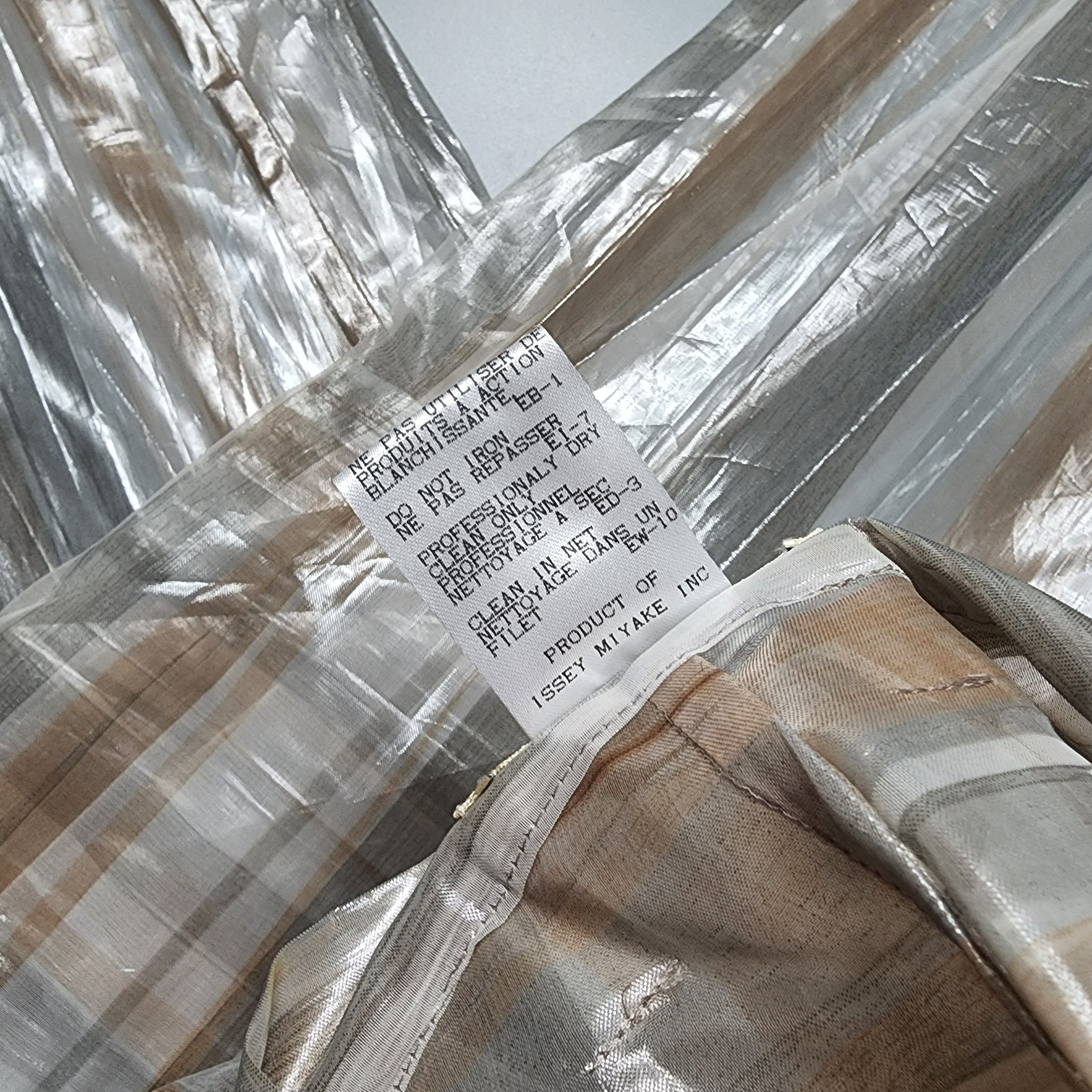 Issey Miyake Issey Miyake - SS96 See Through Plaid Trousers Size 28" / US 6 / IT 42 - 9 Thumbnail