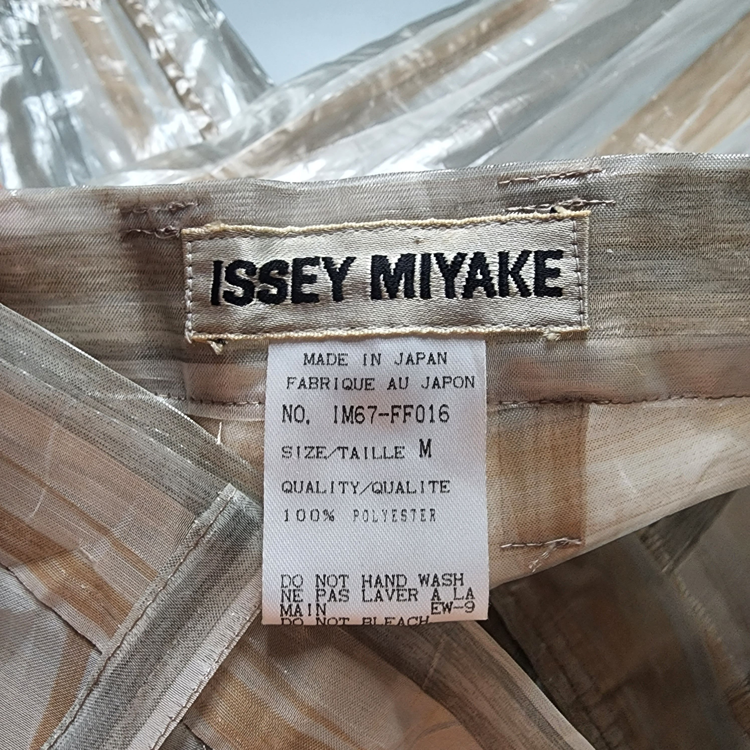 Issey Miyake Issey Miyake - SS96 See Through Plaid Trousers Size 28" / US 6 / IT 42 - 8 Thumbnail