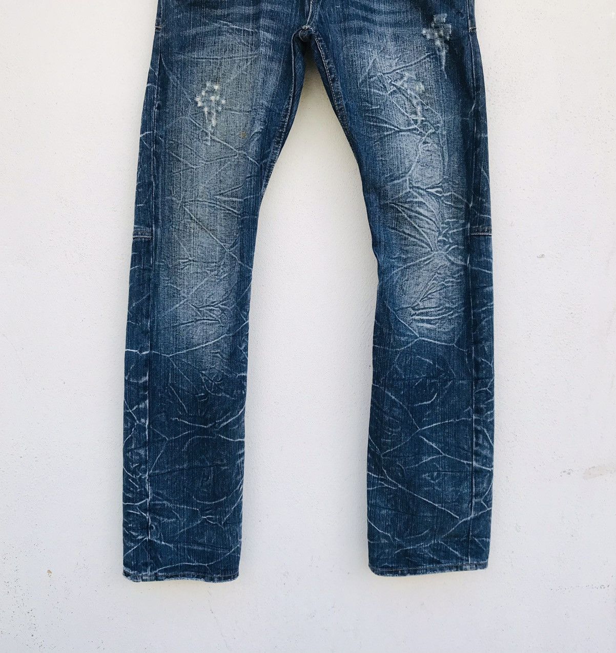 Japanese Brand Rare Love Rock by Dominate handcraft double waist jean Size US 31 - 4 Thumbnail