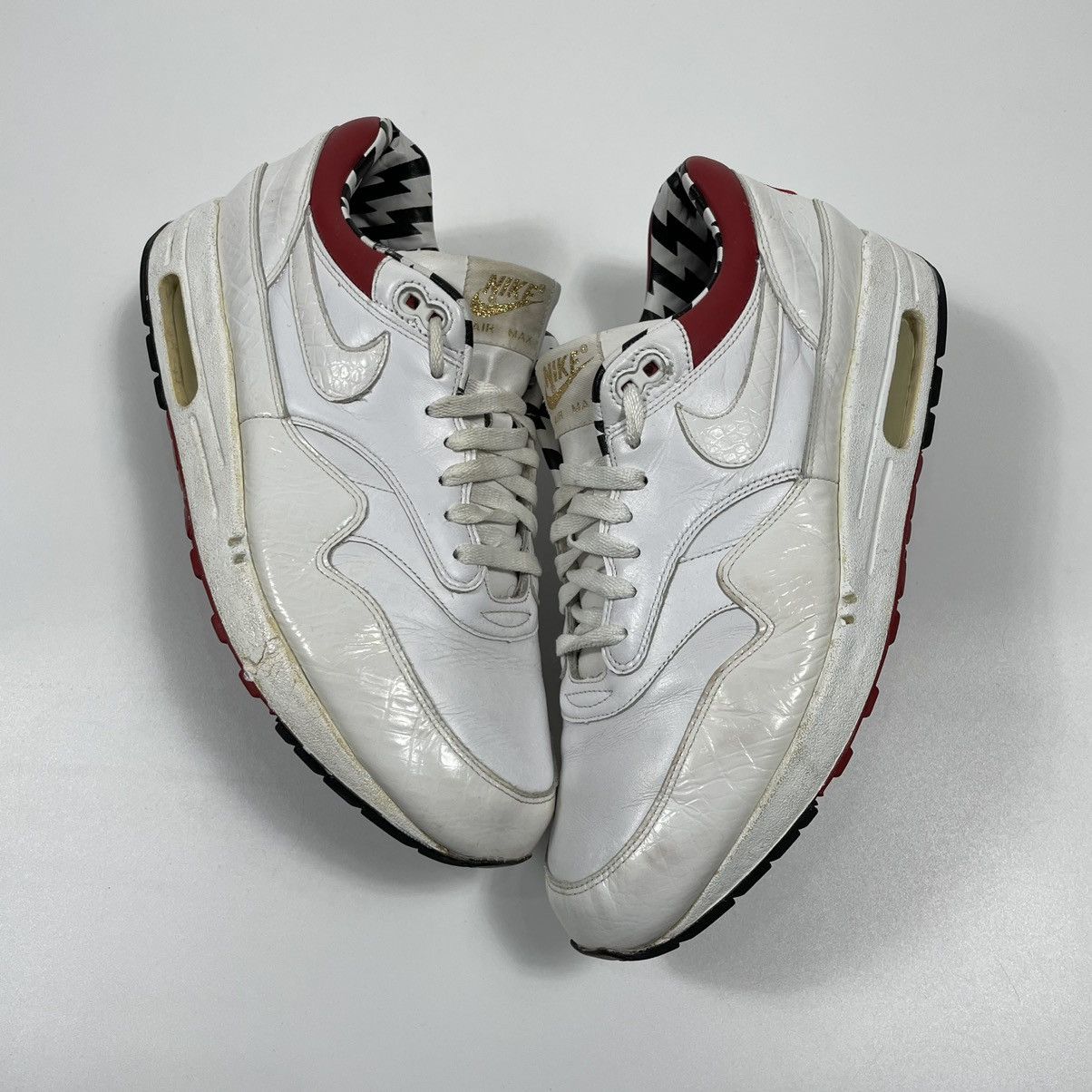 2008 Nike Air Max Premium SP White Croc “Euro Champs”