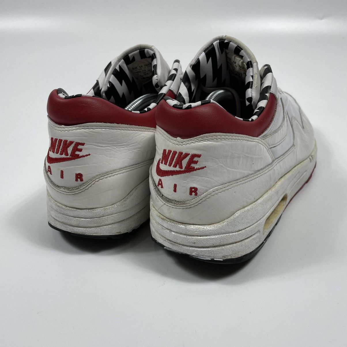 Nike 2008 Nike Air Max 1 Premium SP White Croc “Euro Champs” Size US 11.5 / EU 44-45 - 4 Thumbnail