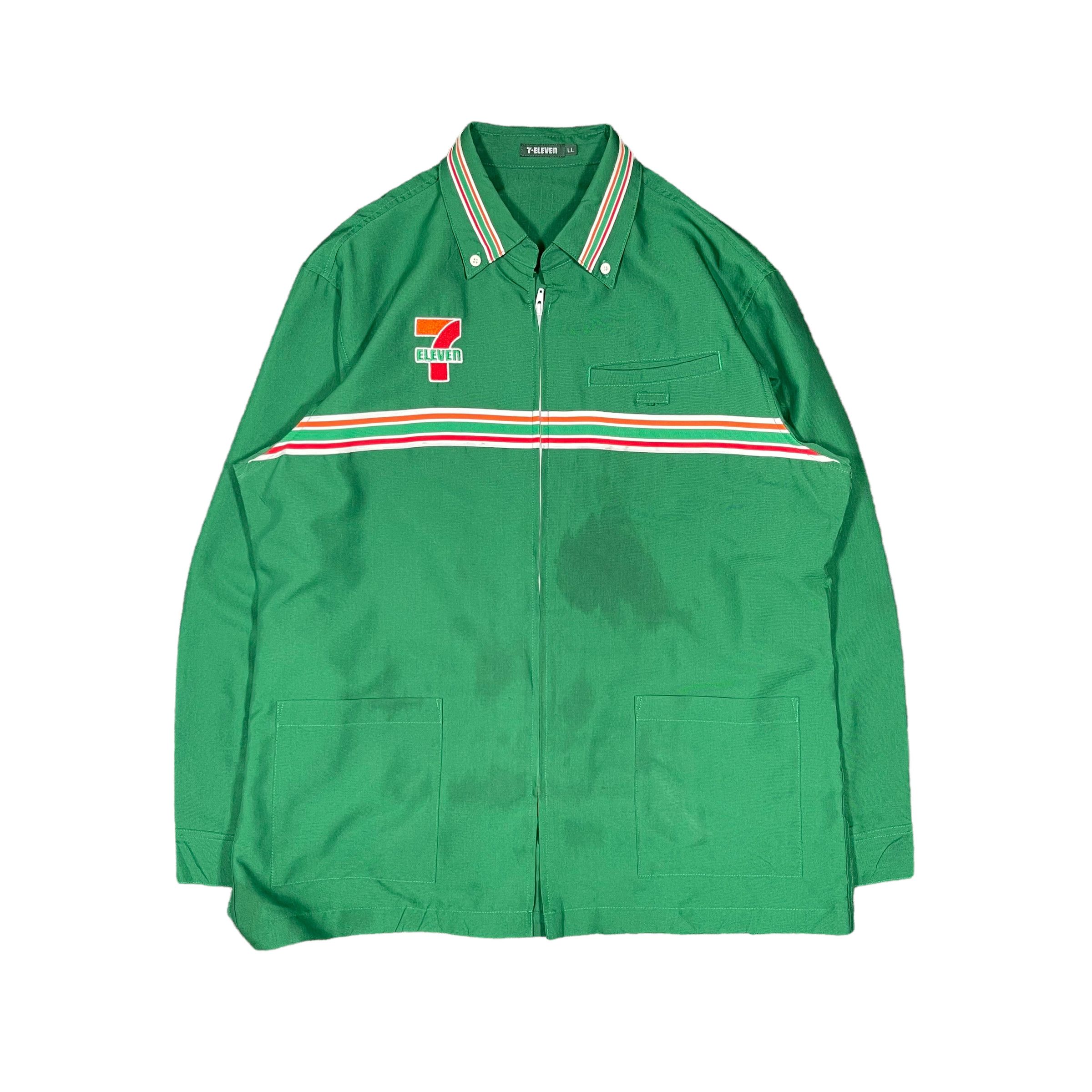 Vintage 7-Eleven Zip Up Convenient Store Shirt Size US XL / EU 56 / 4 - 3 Thumbnail