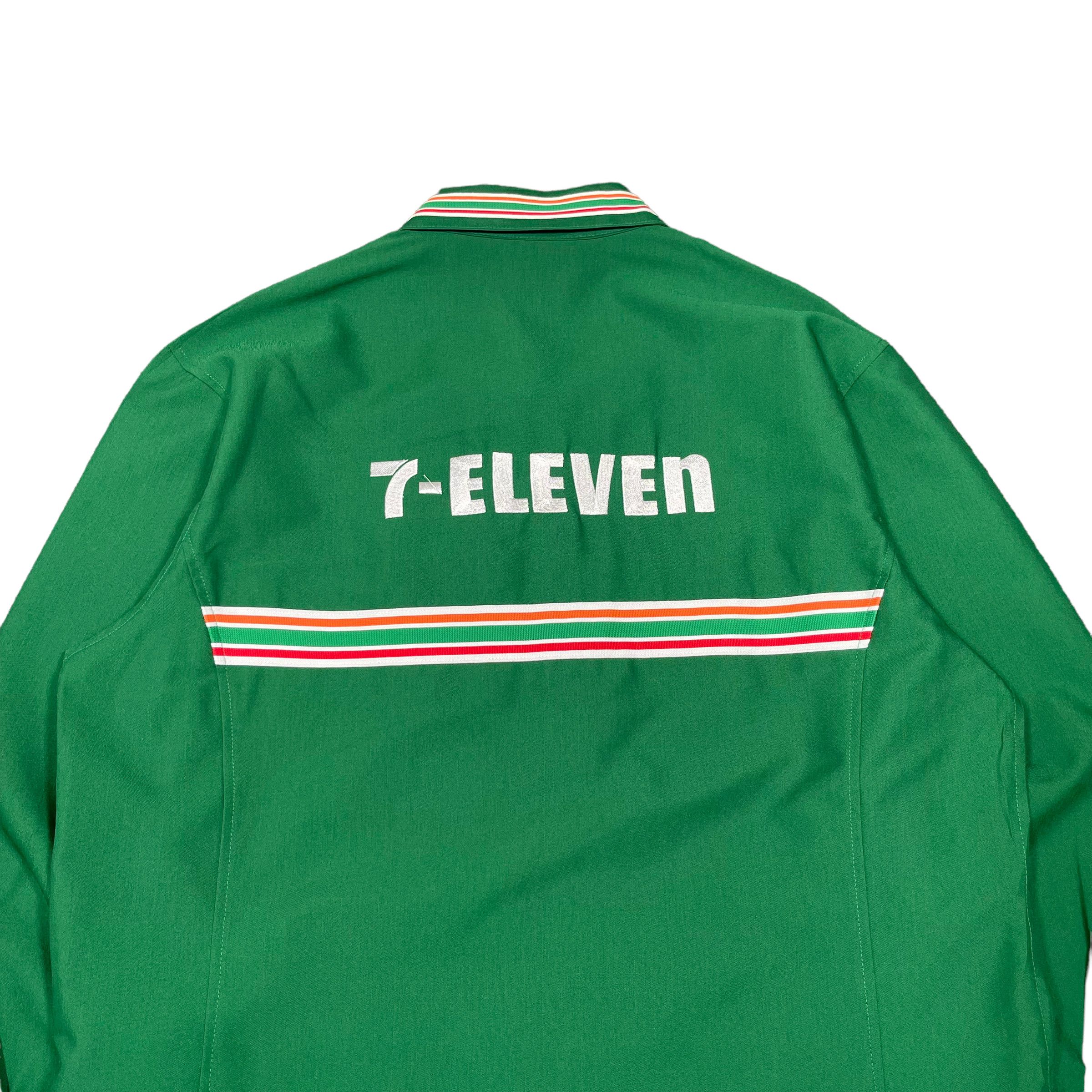Vintage 7-Eleven Zip Up Convenient Store Shirt Size US XL / EU 56 / 4 - 4 Thumbnail
