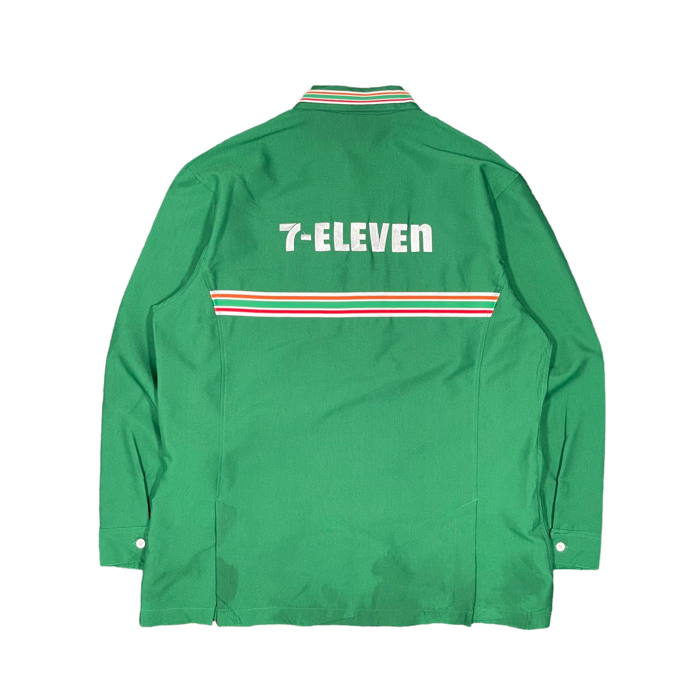 Vintage 7-Eleven Zip Up Convenient Store Shirt Size US XL / EU 56 / 4 - 1 Thumbnail