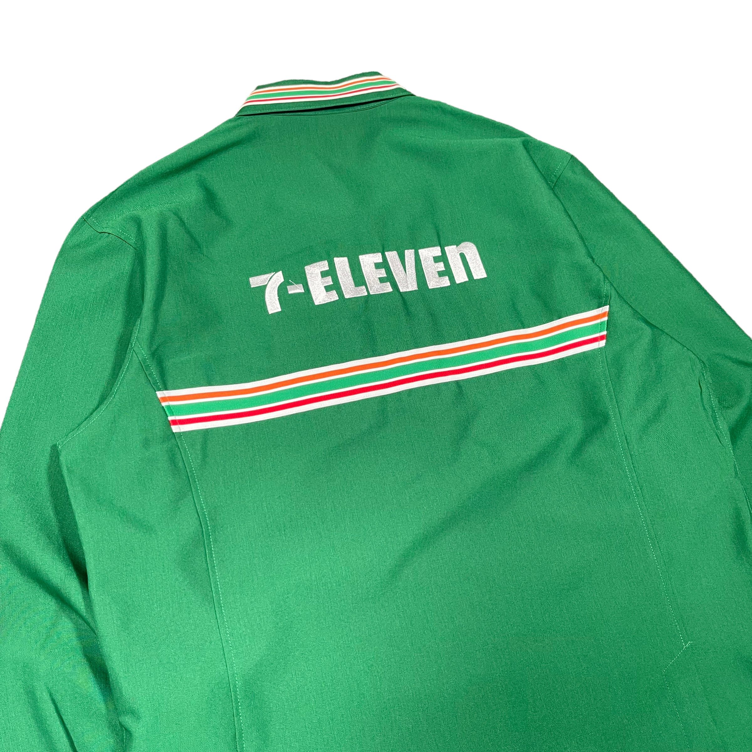 Vintage 7-Eleven Zip Up Convenient Store Shirt Size US XL / EU 56 / 4 - 2 Thumbnail
