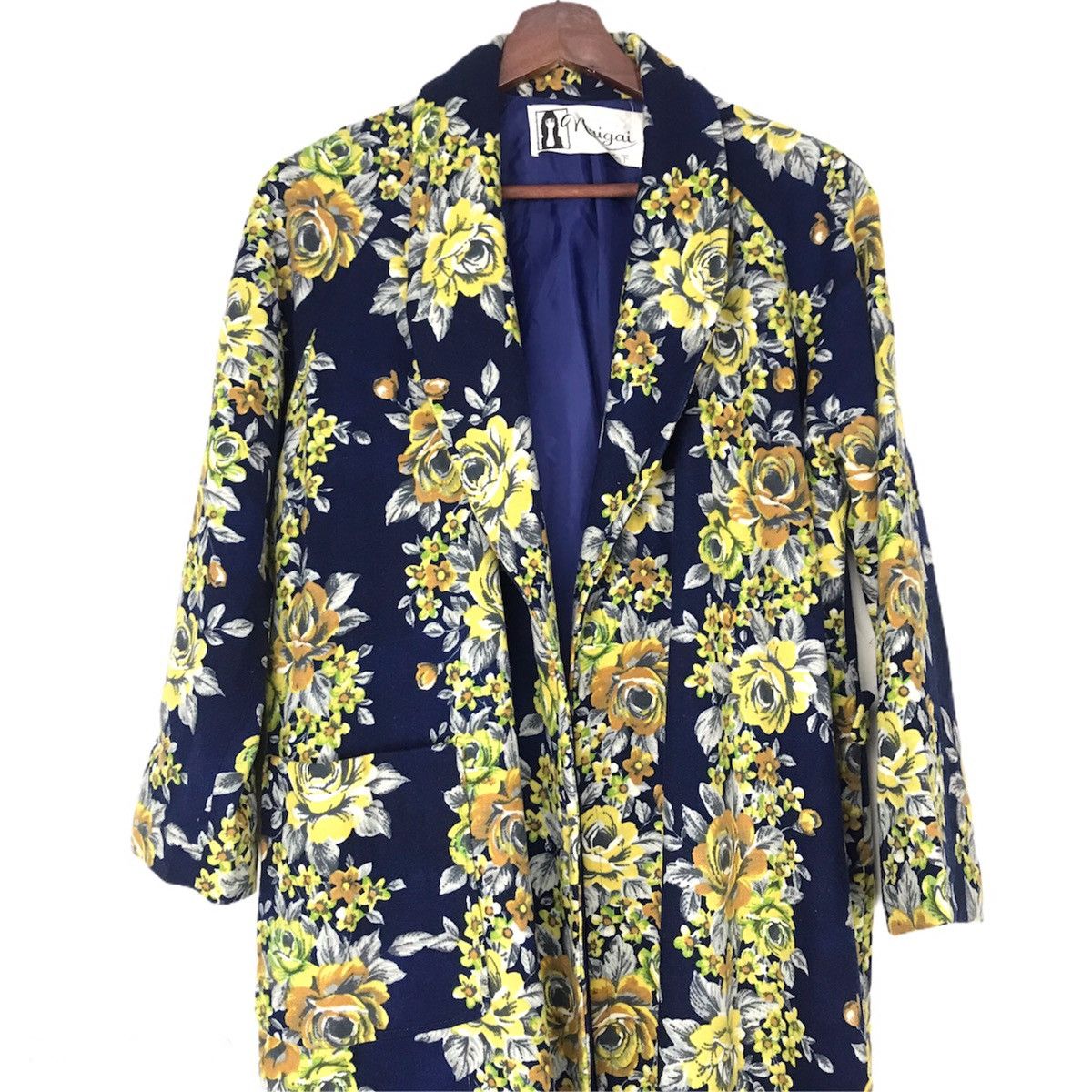 Japanese Brand × Komono Vintage Maigai japanese traditional kimono floral design Size L / US 10 / IT 46 - 2 Thumbnail
