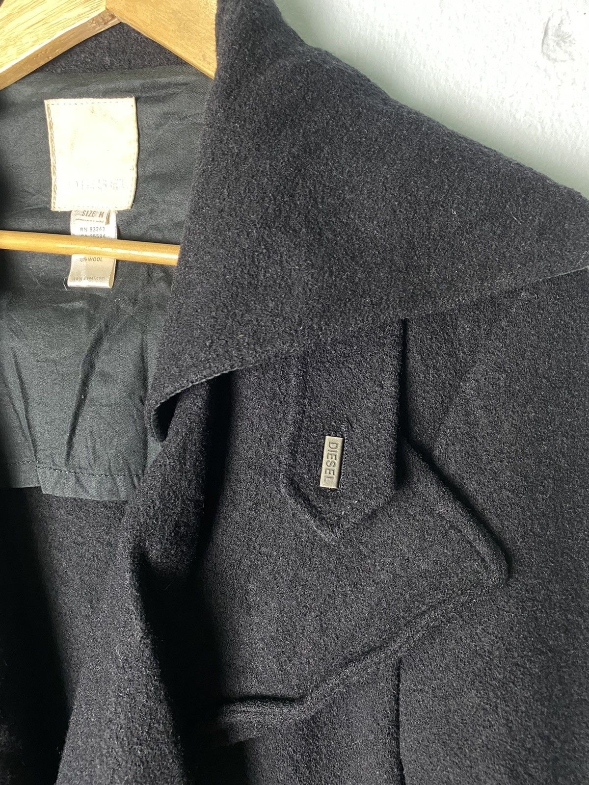 Diesel × If Six Was Nine Diesel Wool Coat Jacket Size US M / EU 48-50 / 2 - 2 Thumbnail