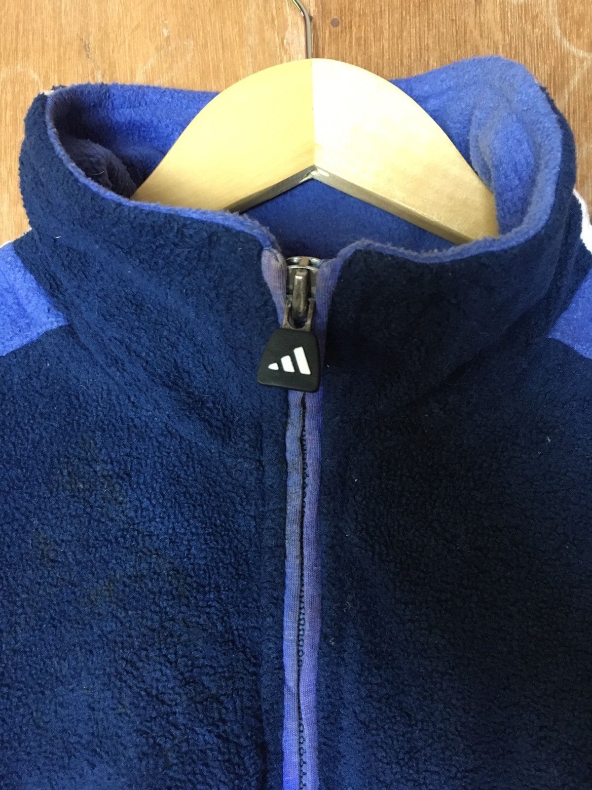 Adidas × Vintage Vintage Adidas Fleece Sweatshirt Half Zipper Size US M / EU 48-50 / 2 - 10 Thumbnail