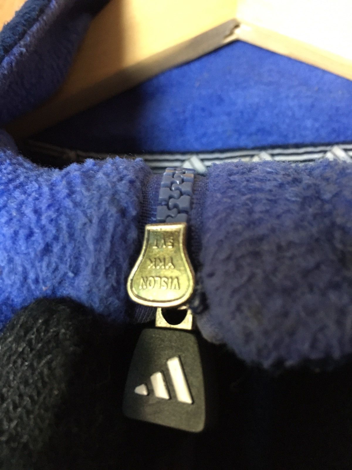 Adidas × Vintage Vintage Adidas Fleece Sweatshirt Half Zipper Size US M / EU 48-50 / 2 - 11 Thumbnail