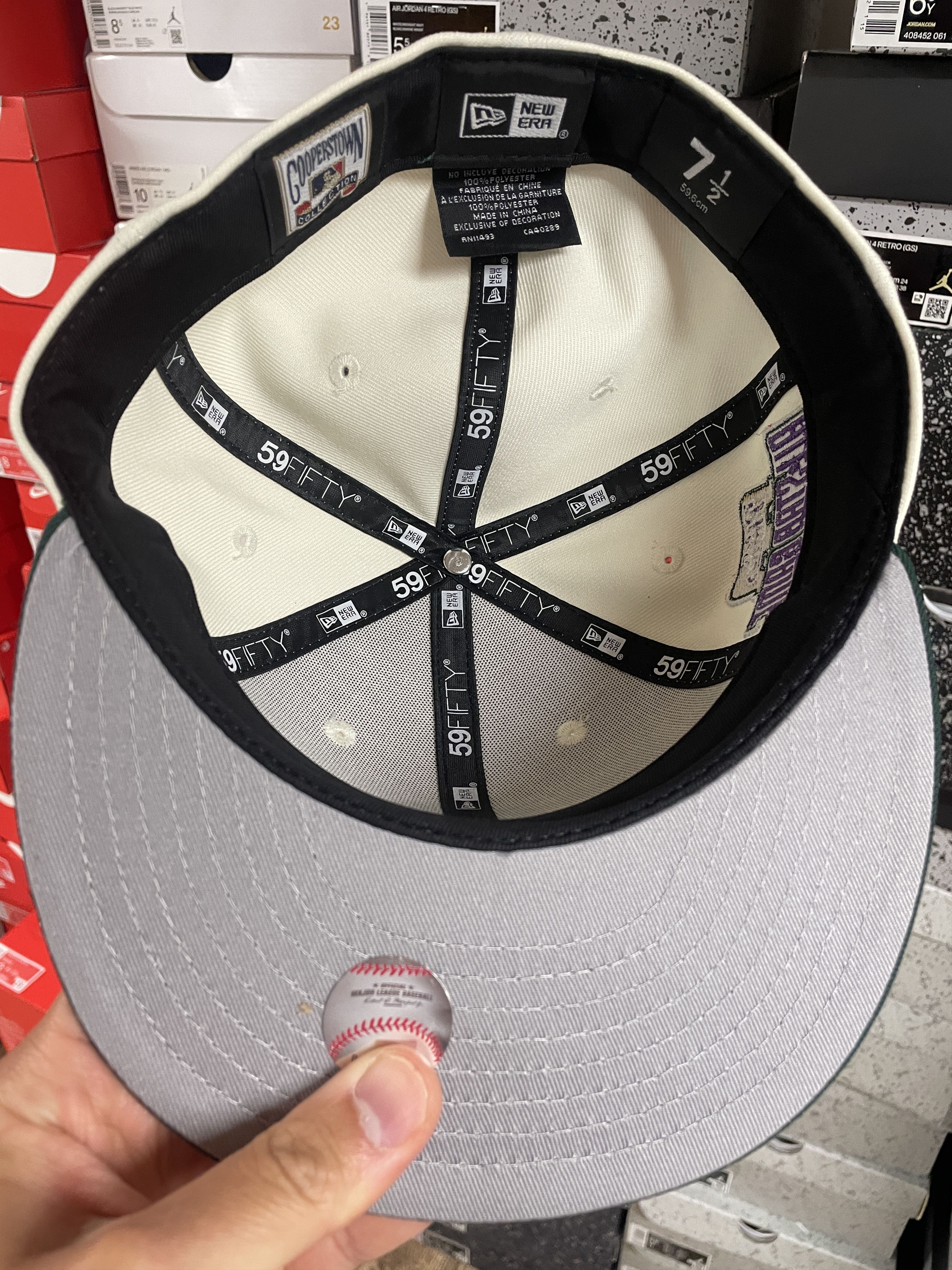 MLB × New Era 7 1/2 Panna Cotta Philadelphia Phillies Bklyn Caps All Star Size ONE SIZE - 5 Thumbnail