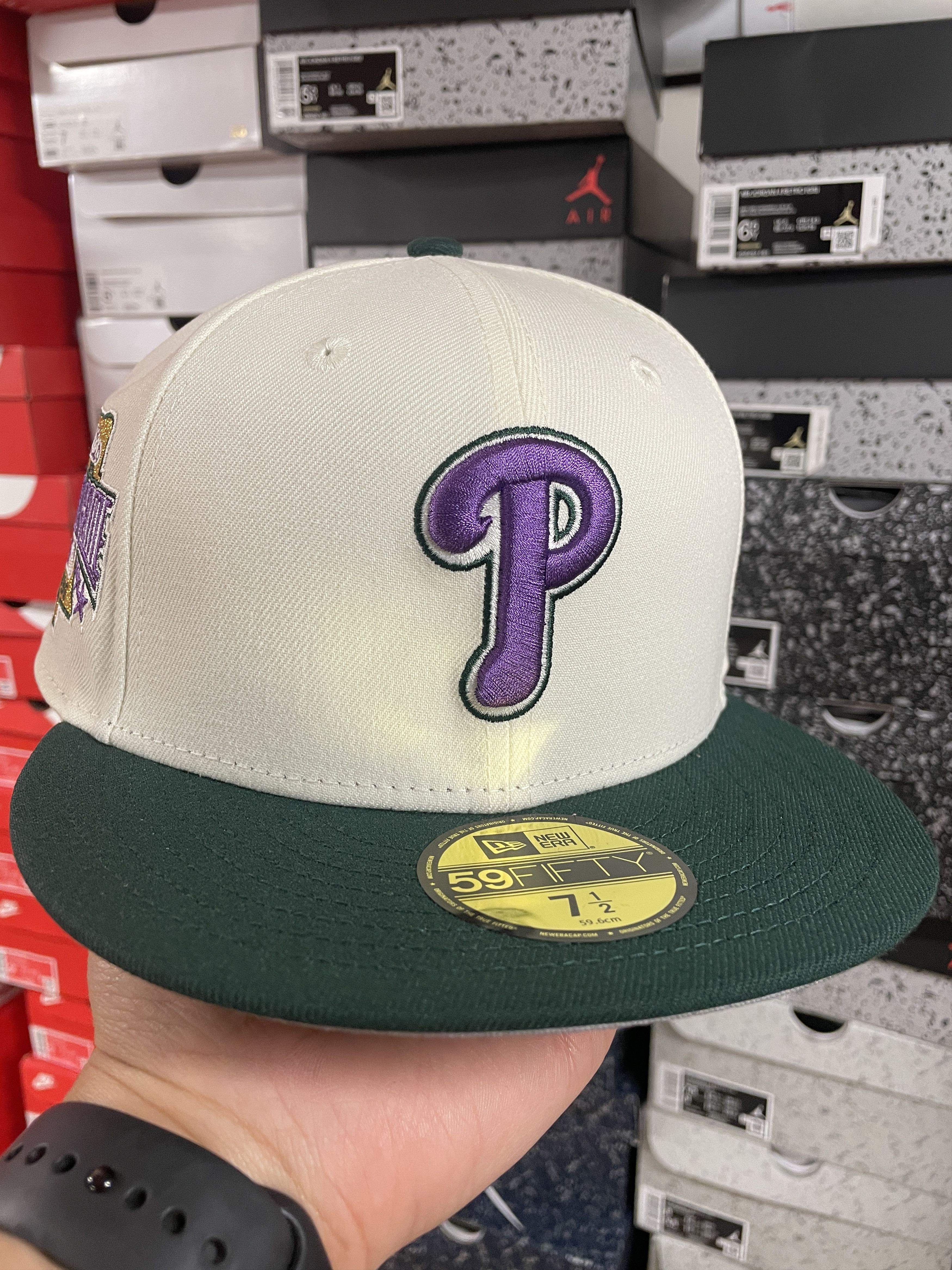 MLB × New Era 7 1/2 Panna Cotta Philadelphia Phillies Bklyn Caps All Star Size ONE SIZE - 1 Thumbnail