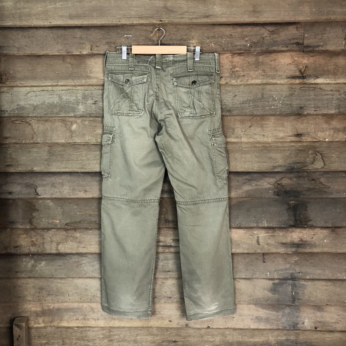 Japanese Brand DL Real Jeans Villen Cargo distressed tactical Pants #1497 Size US 32 / EU 48 - 10 Thumbnail
