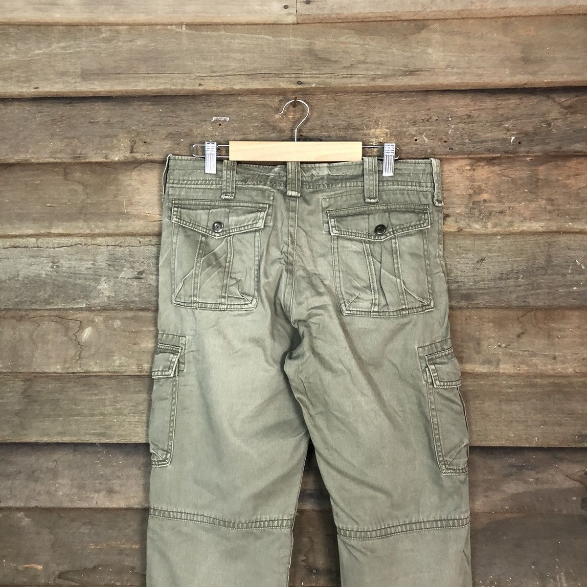 Japanese Brand DL Real Jeans Villen Cargo distressed tactical Pants #1497 Size US 32 / EU 48 - 11 Thumbnail