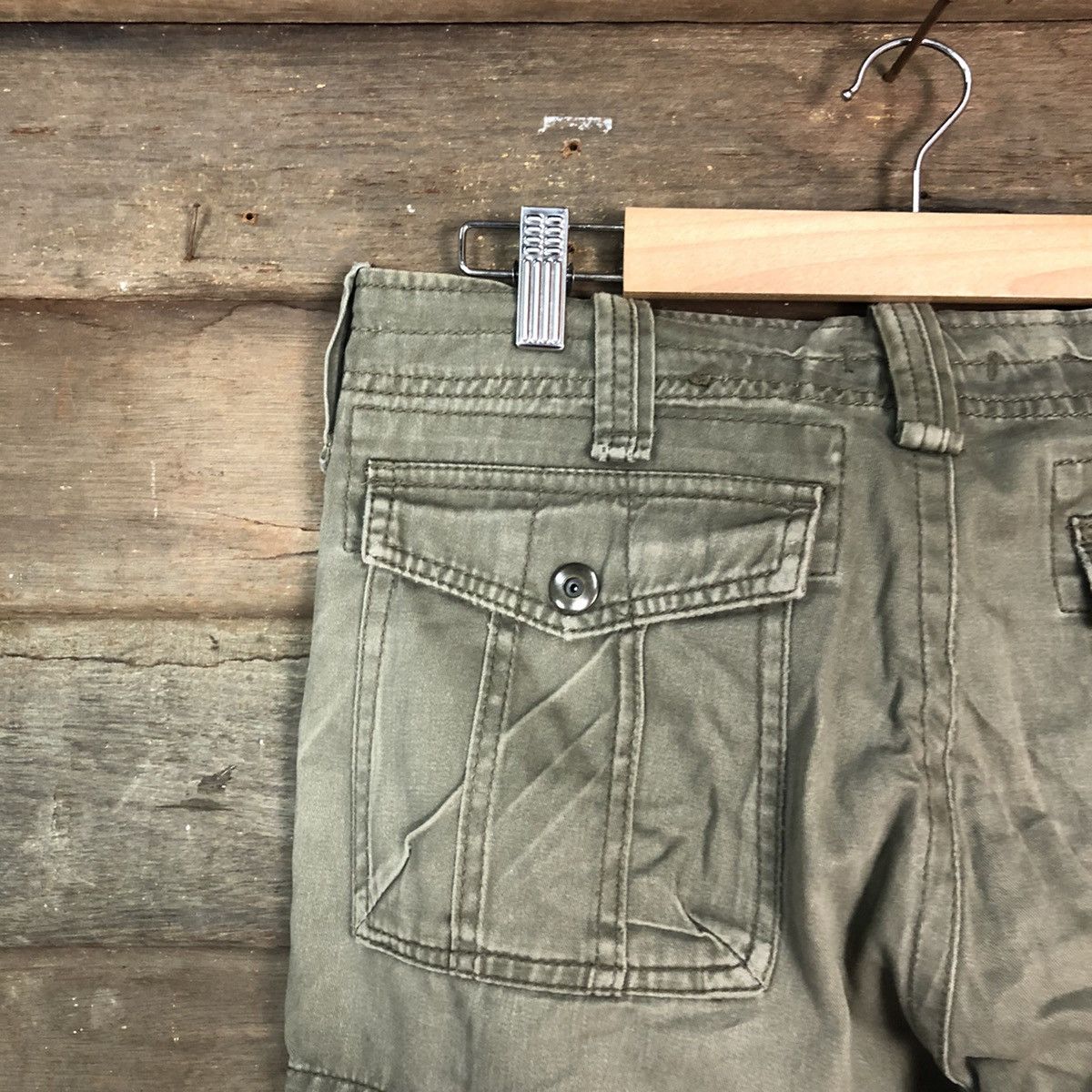 Japanese Brand DL Real Jeans Villen Cargo distressed tactical Pants #1497 Size US 32 / EU 48 - 13 Thumbnail