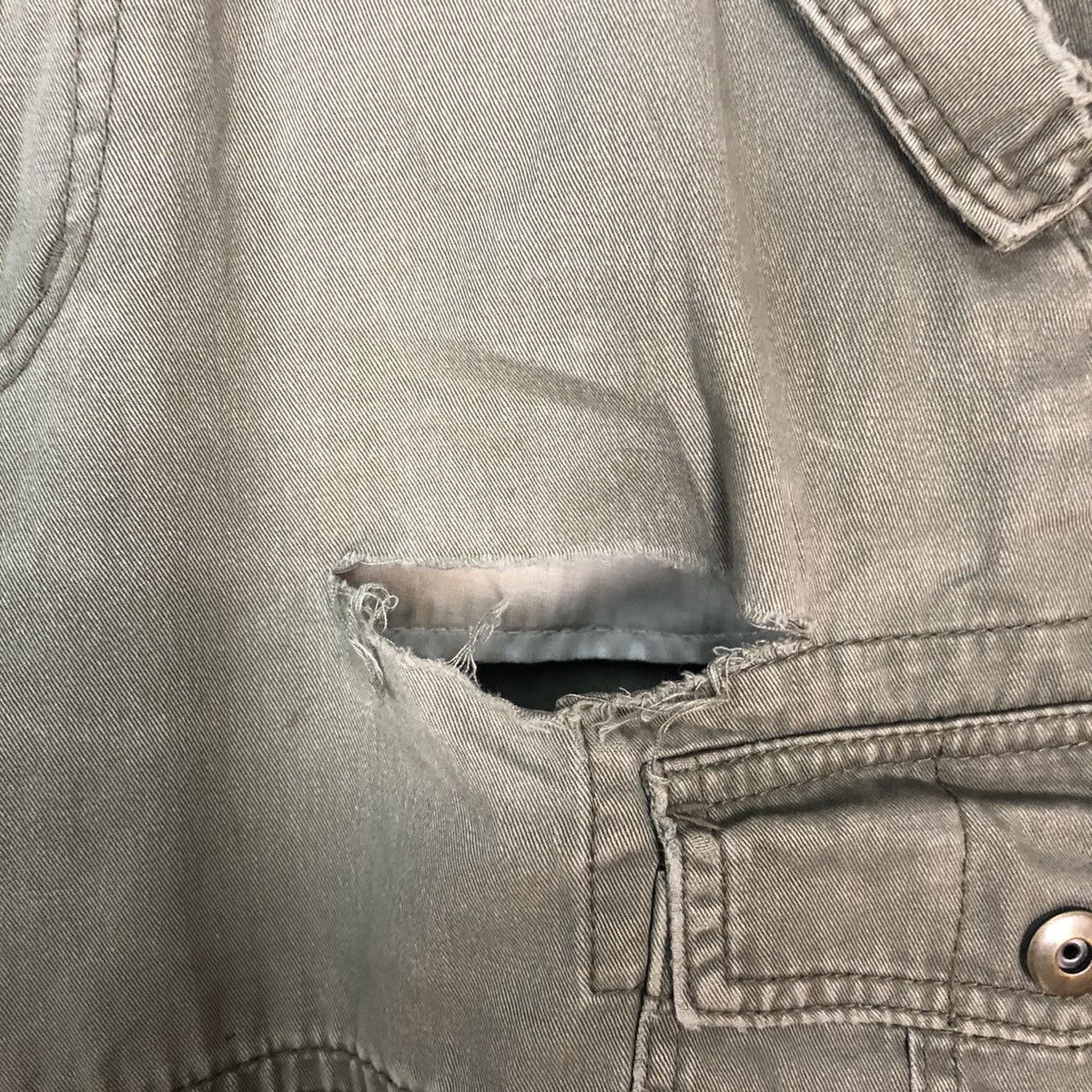Japanese Brand DL Real Jeans Villen Cargo distressed tactical Pants #1497 Size US 32 / EU 48 - 8 Thumbnail